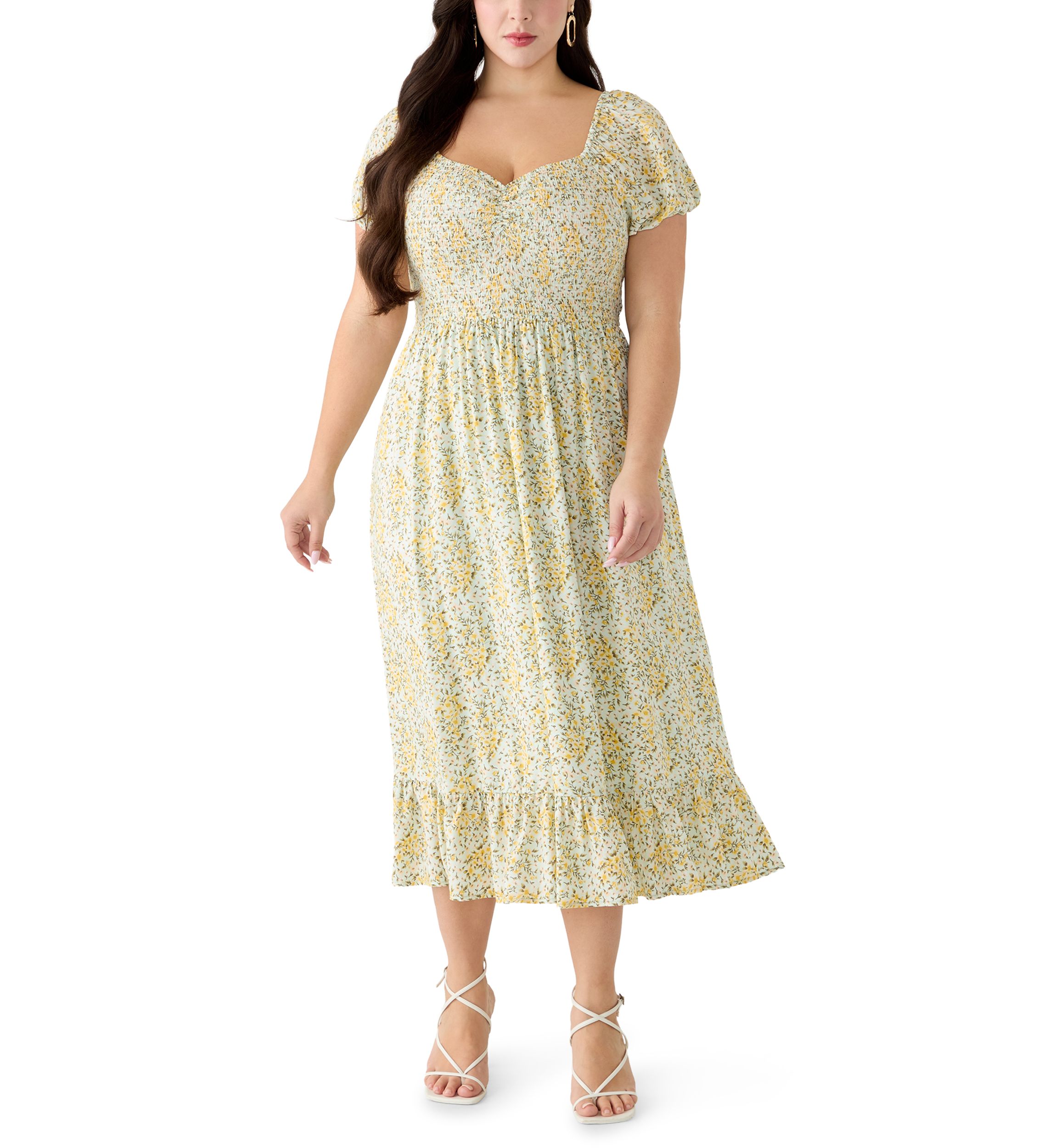 classic women's dresses Southern Tide Women's Alicia Dress White (Size L) 91% Nylon 9% Spandex