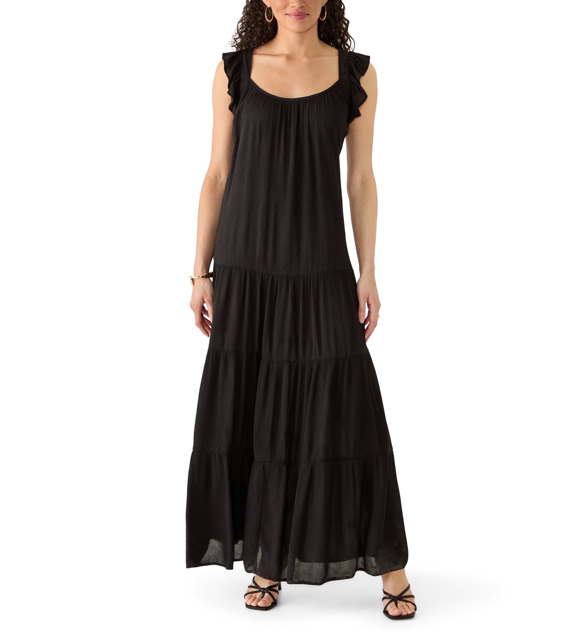 formal long navy blue dress Aphrodyte Lace Maxi Dress Navy main image 0