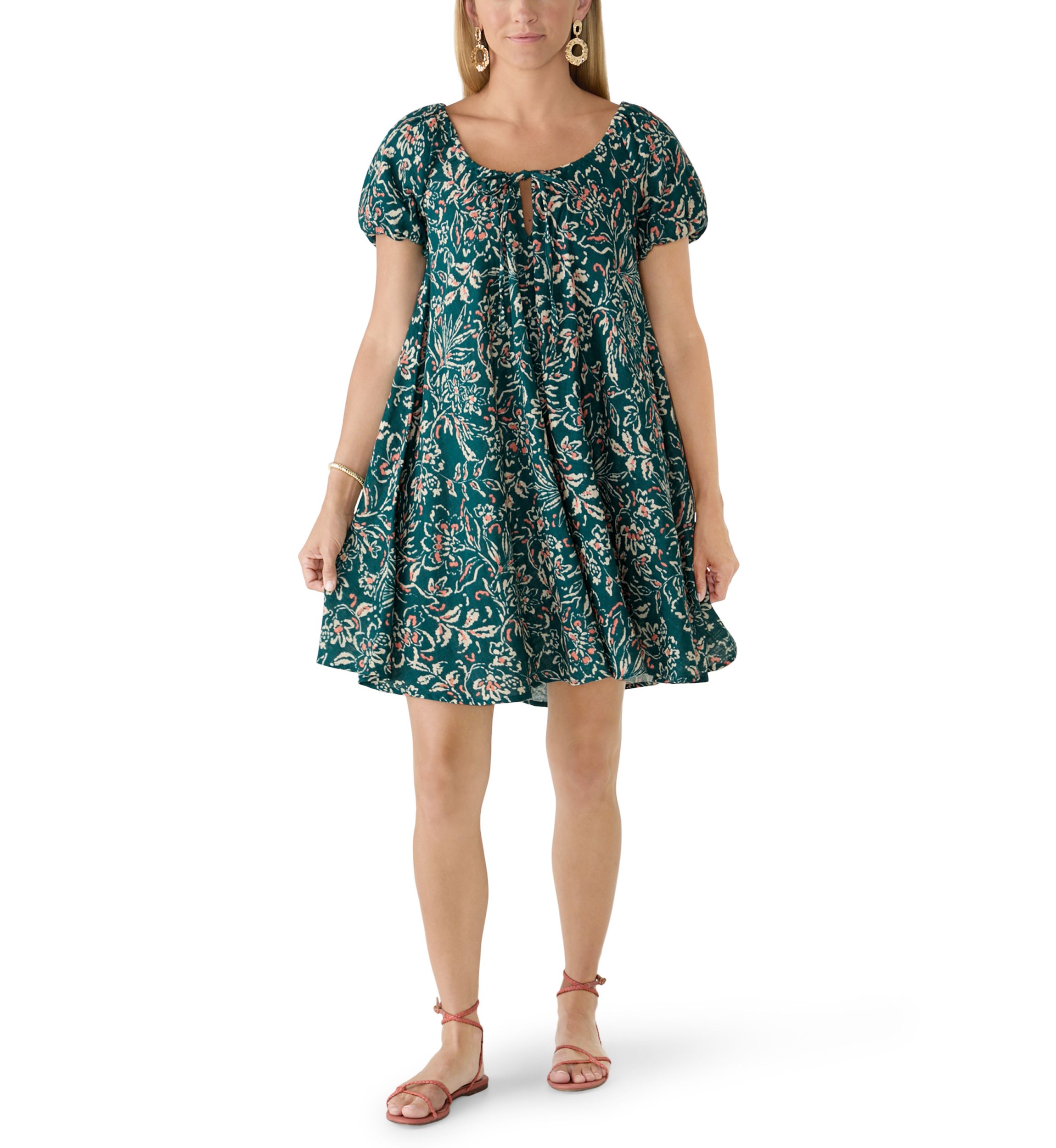 belk green dresses 24seven Comfort Apparel Emerald Green Long Sleeve Pleated Waist Maxi Dress