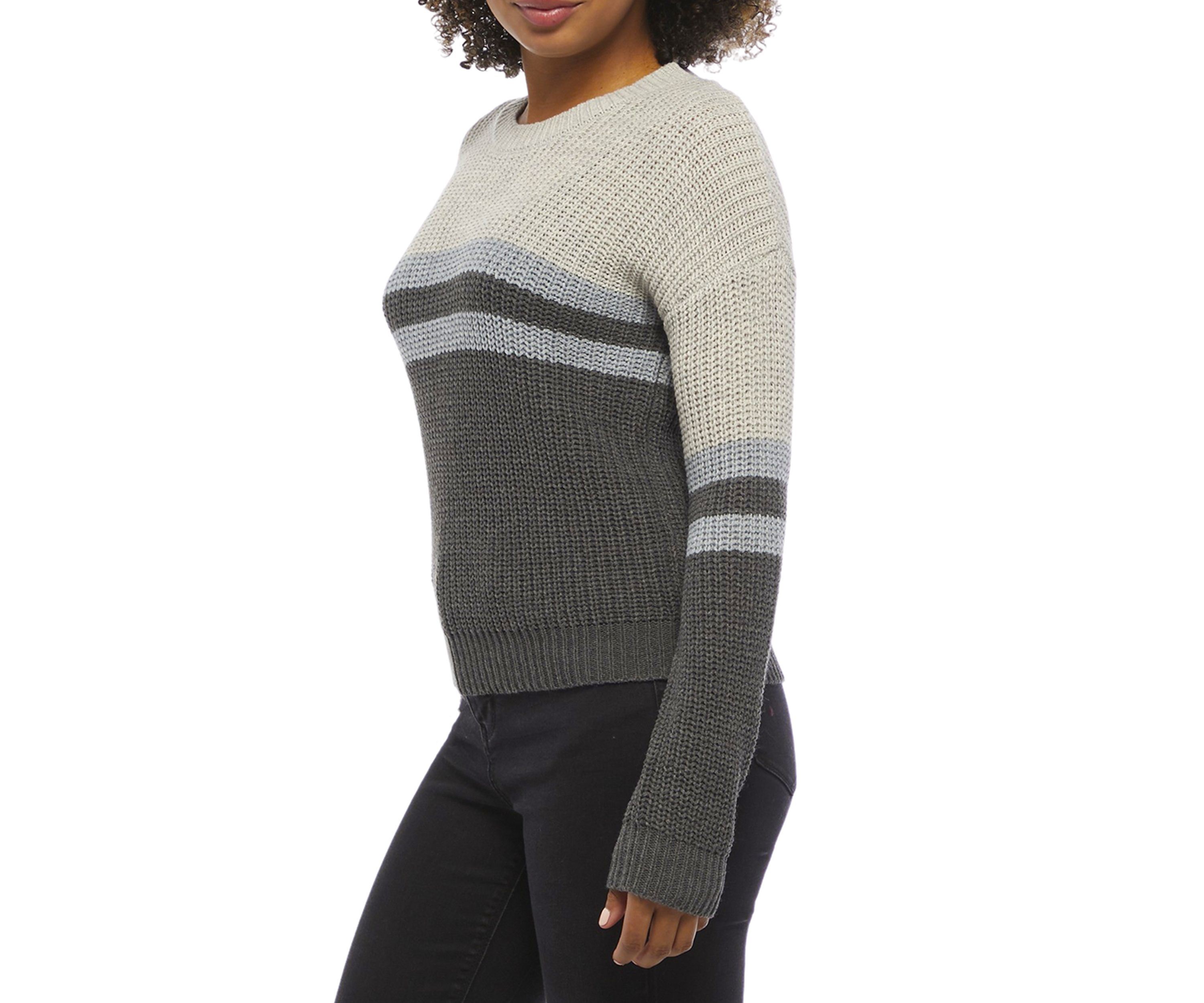 Juniors Color Block Sweater 