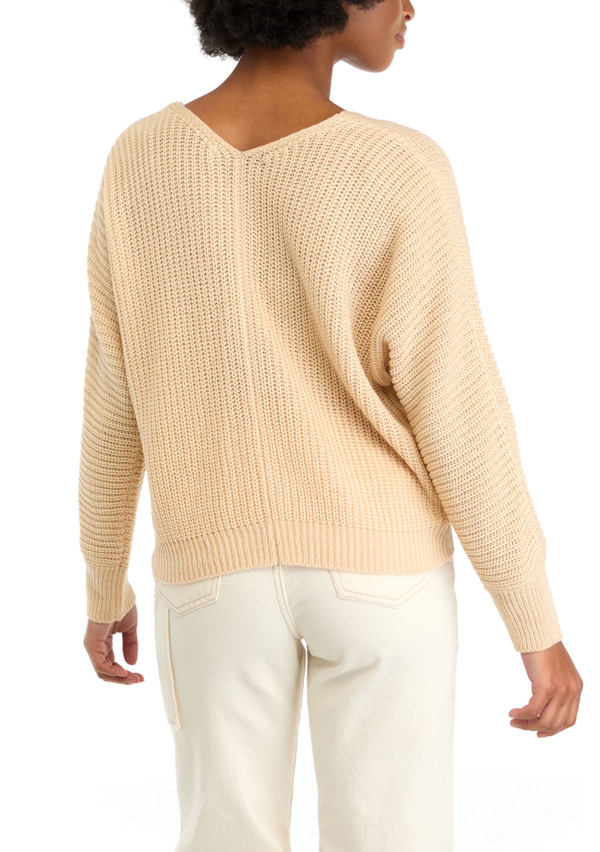 Womens Double V Sweater