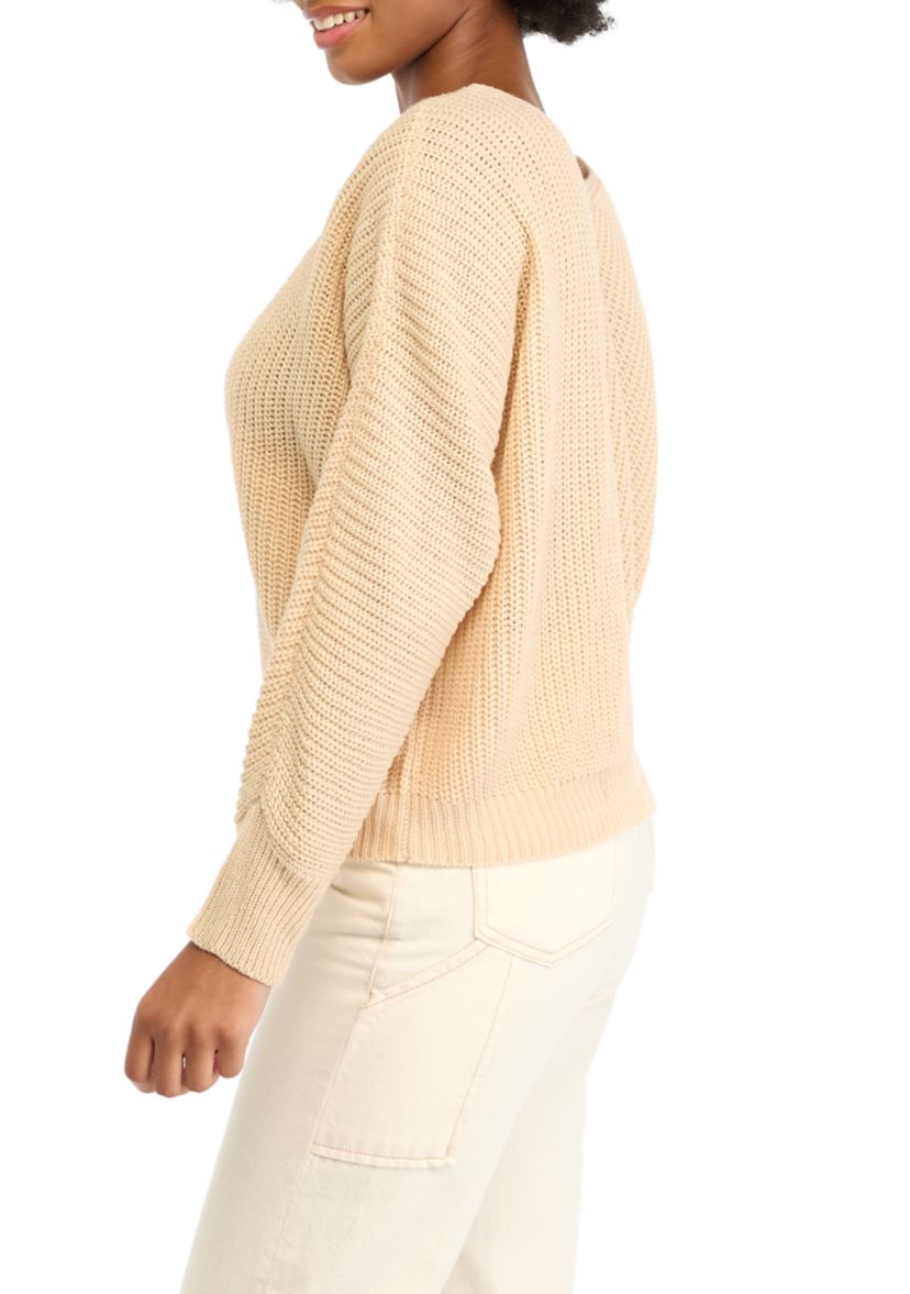Womens Double V Sweater