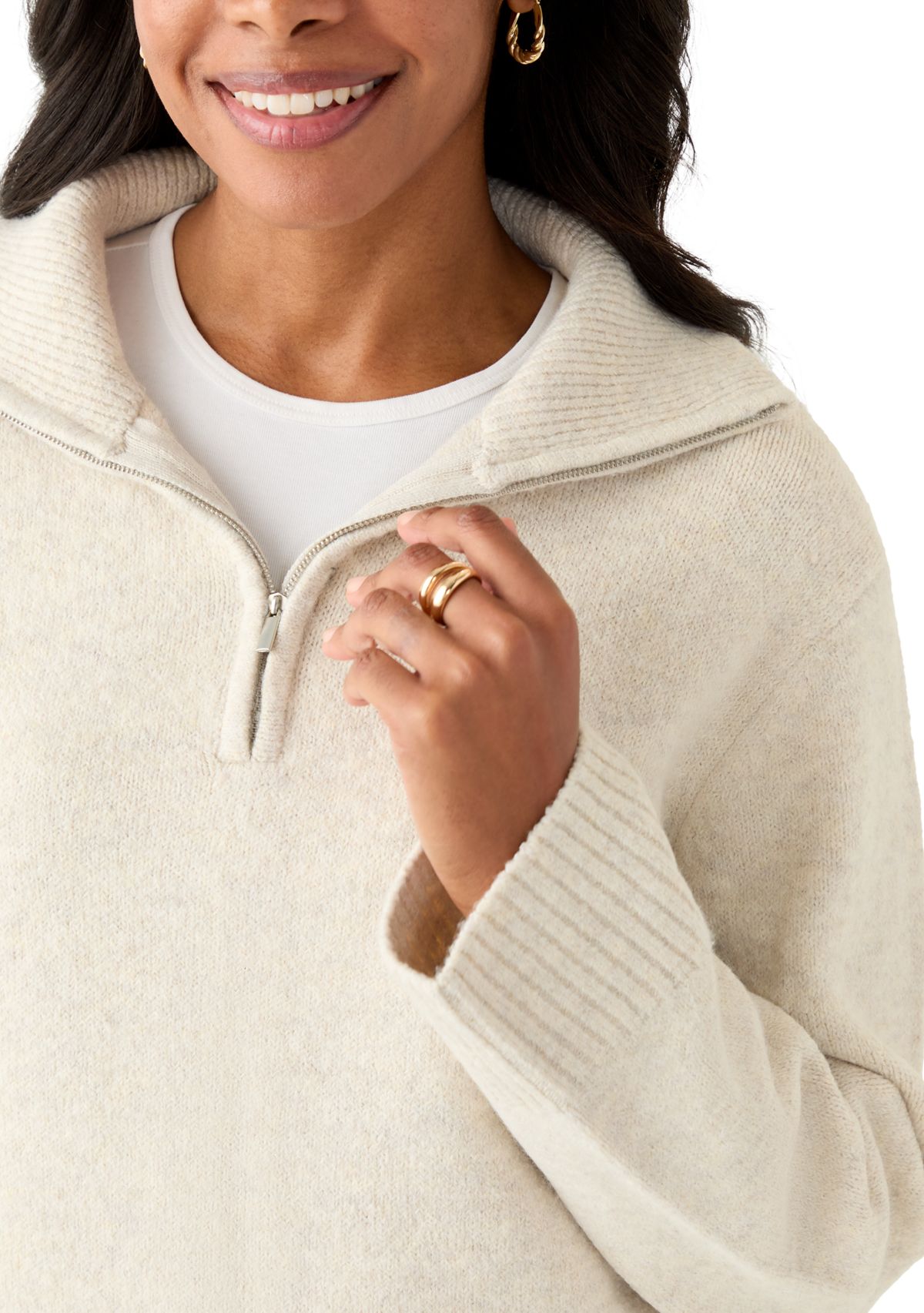 Womens 1/4 Zip Pullover