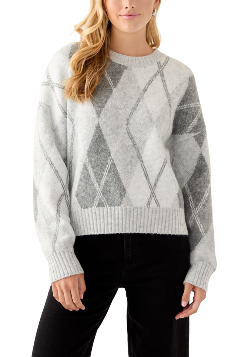 Womens Argyle Sweater