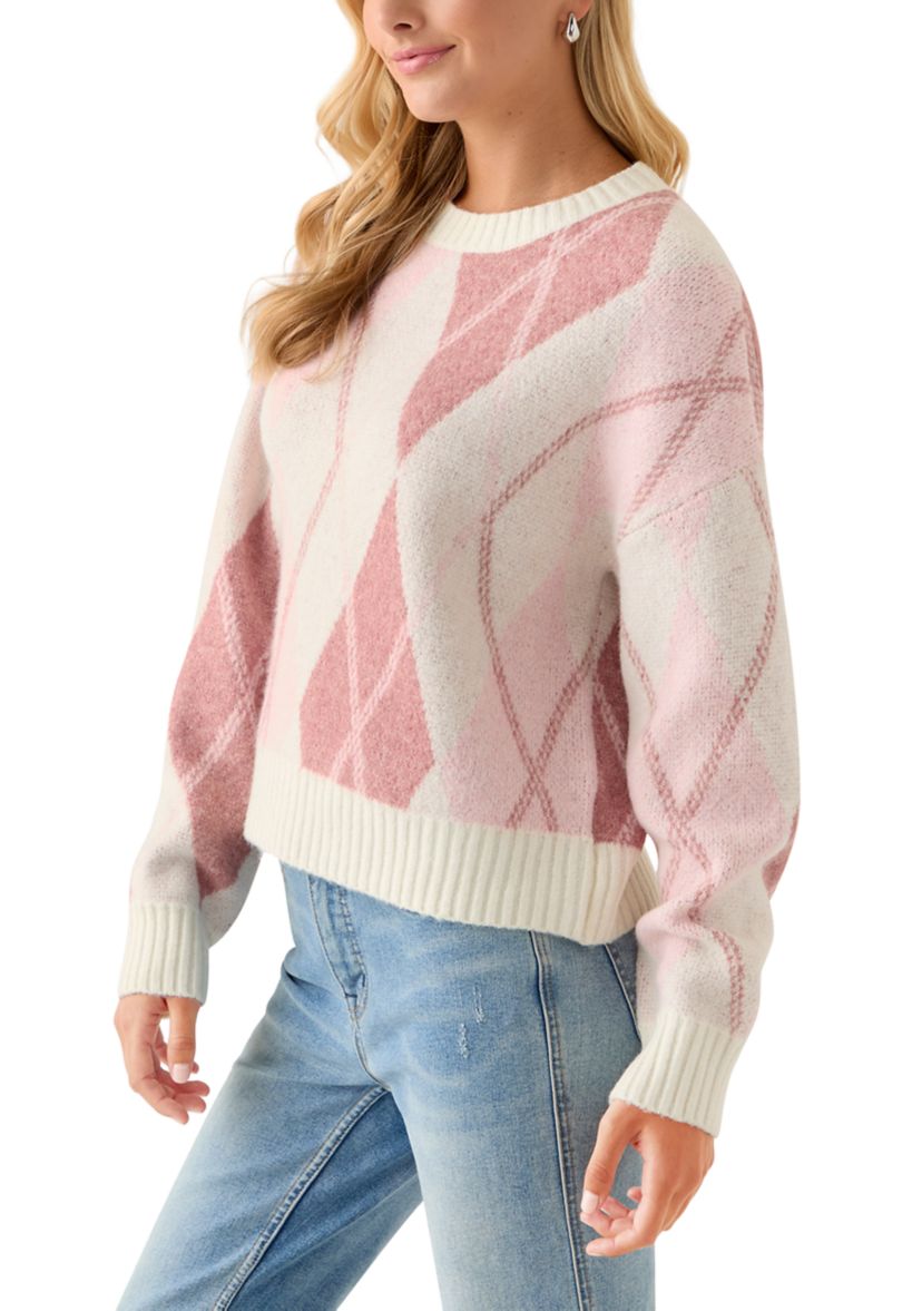 Womens Argyle Sweater