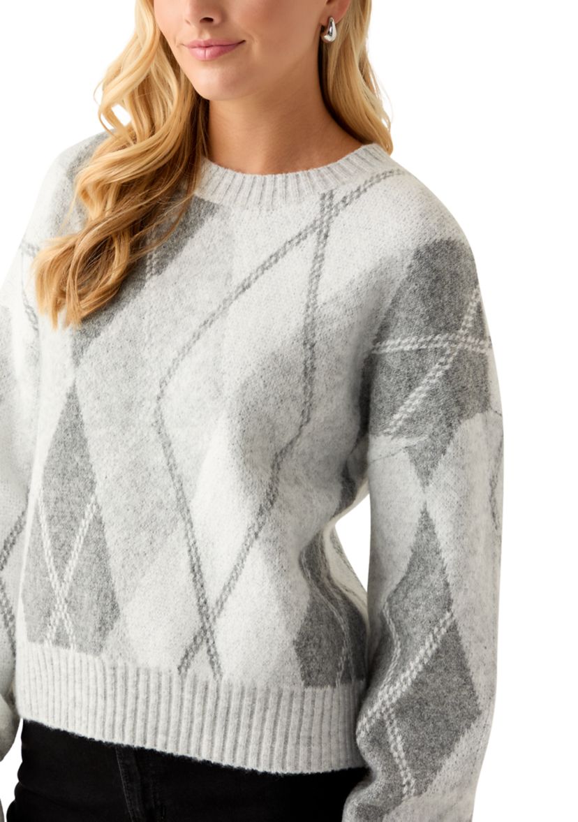 Womens Argyle Sweater