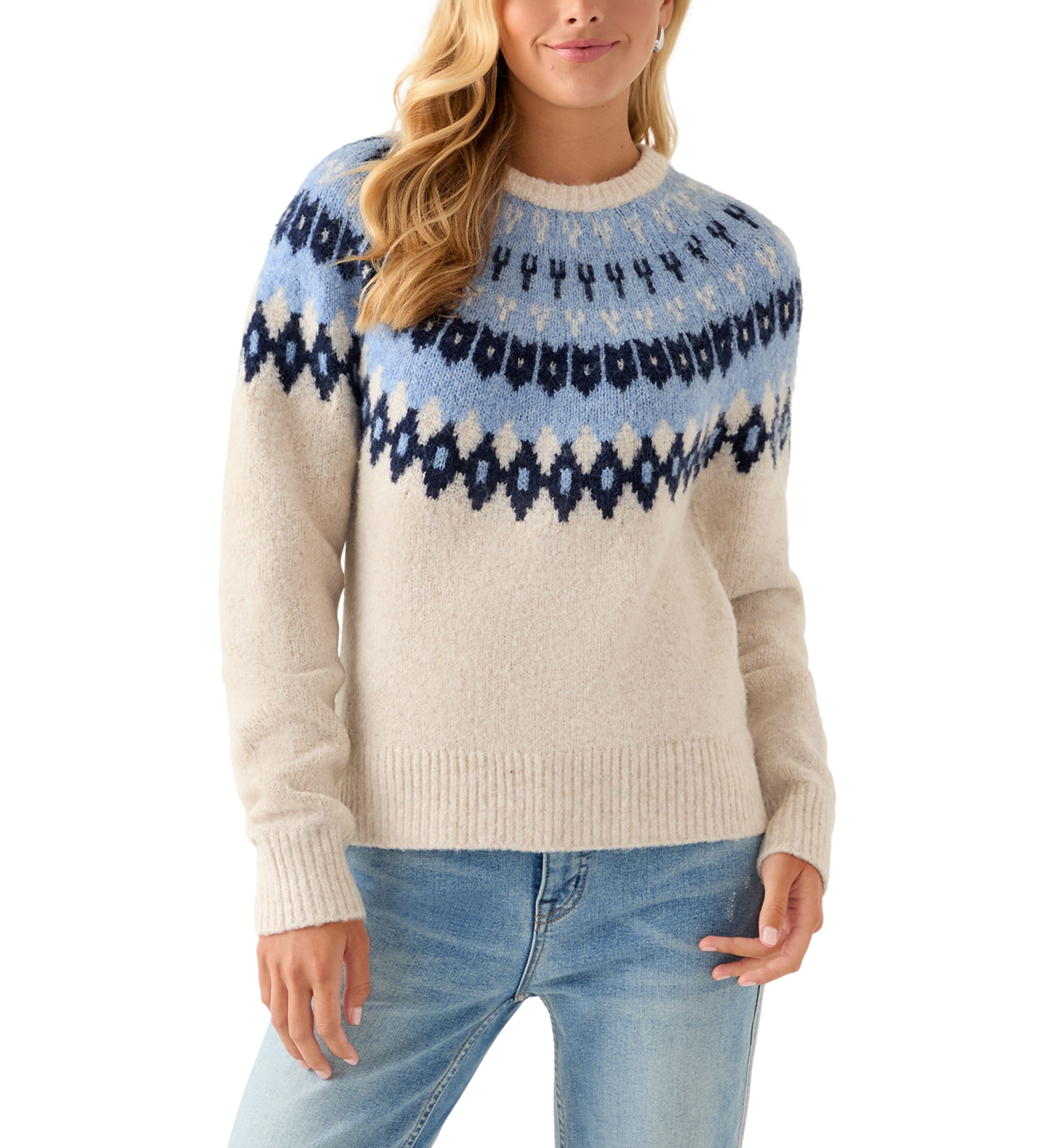 Womens Fair Isle Sweater