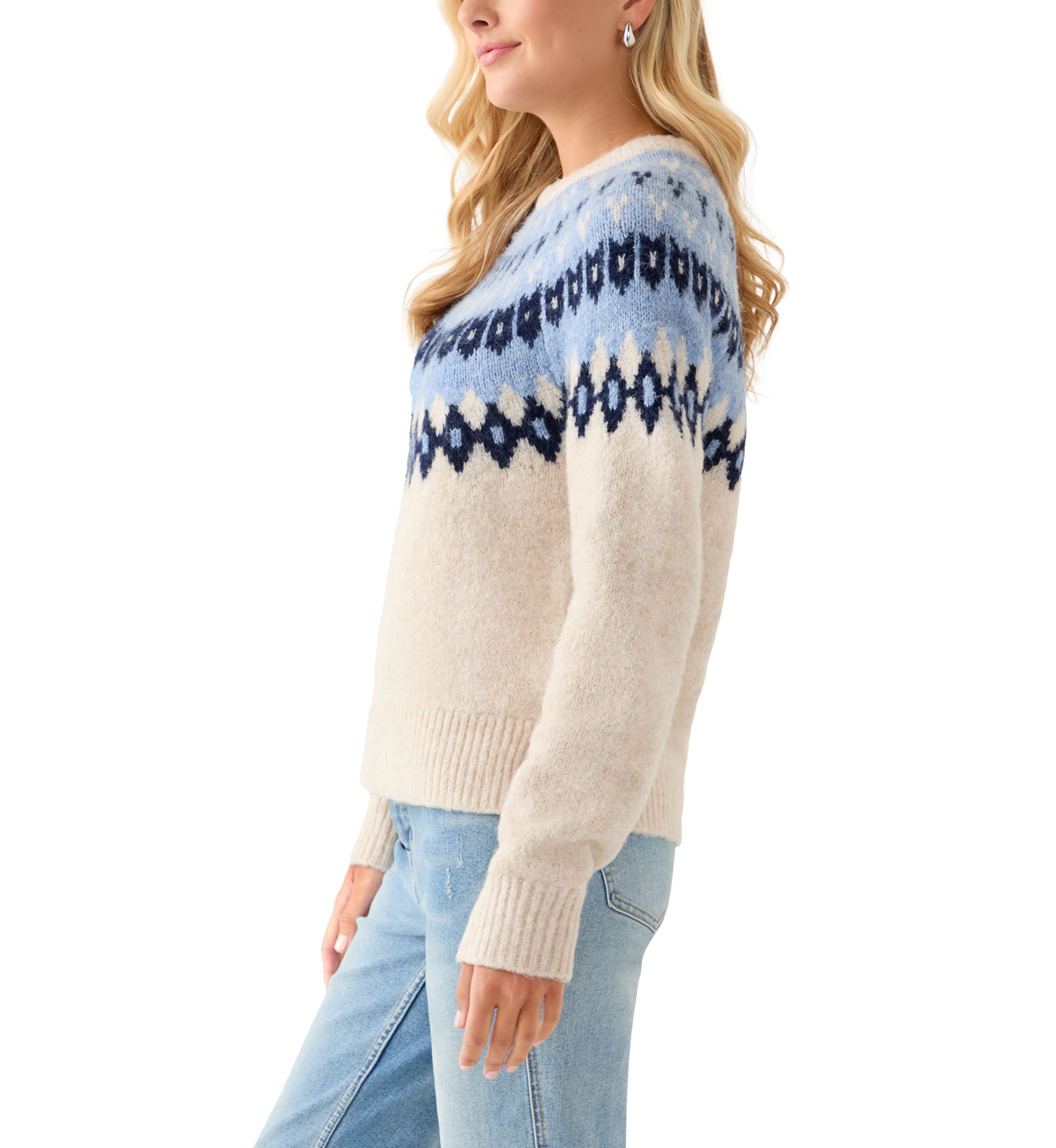 Womens Fair Isle Sweater