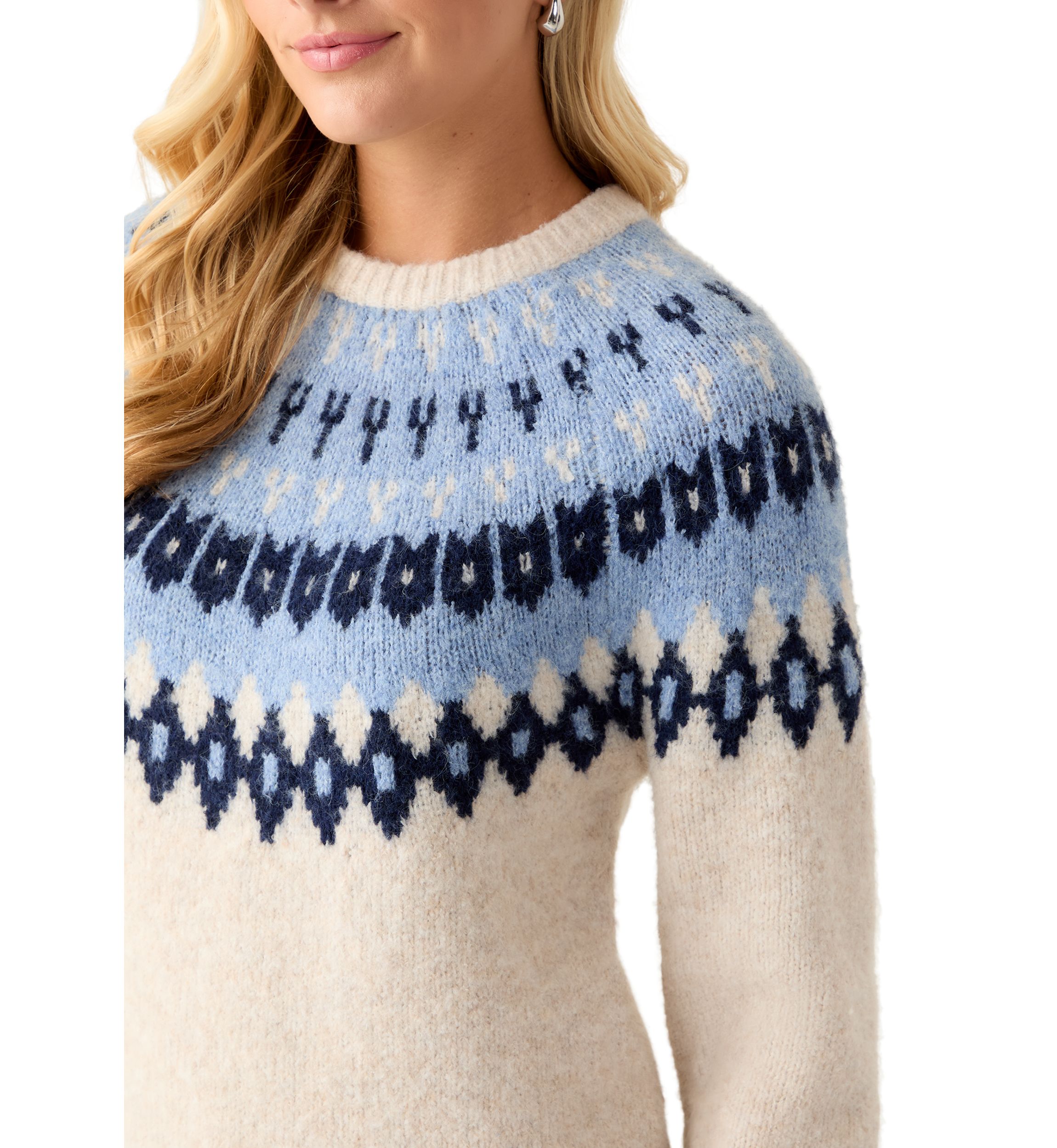 Womens Fair Isle Sweater
