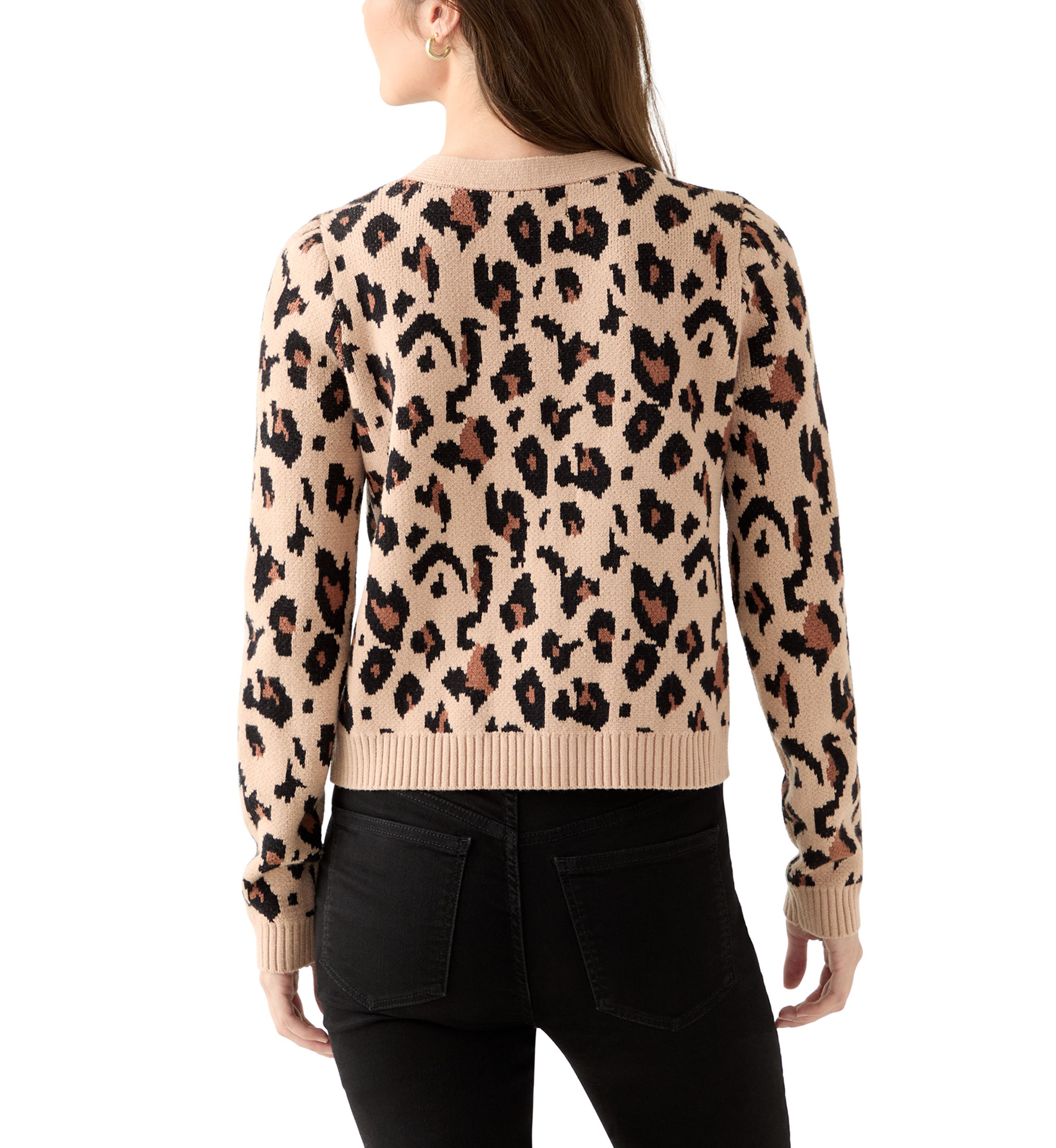 Womens Bow Front Tie Sweater