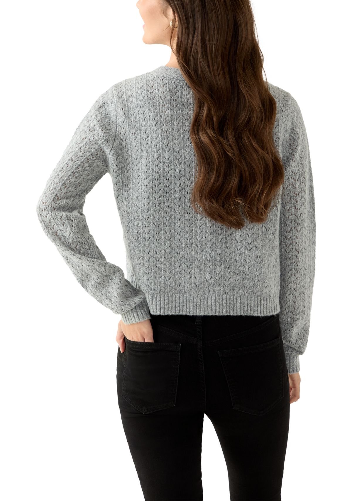 Womens Front Bow Tie Sweater