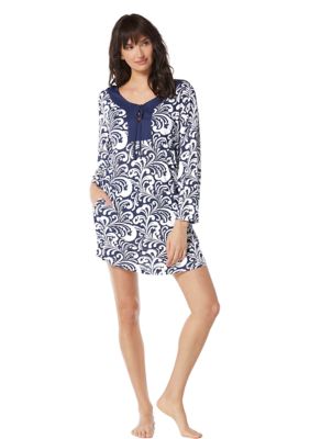 Long Sleeve Faye Caftan Swim Cover Up