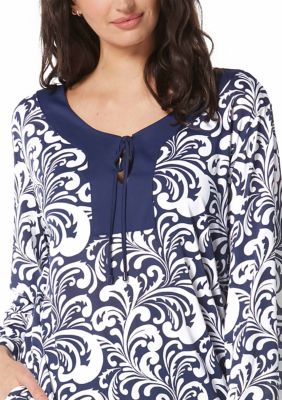 Long Sleeve Faye Caftan Swim Cover Up