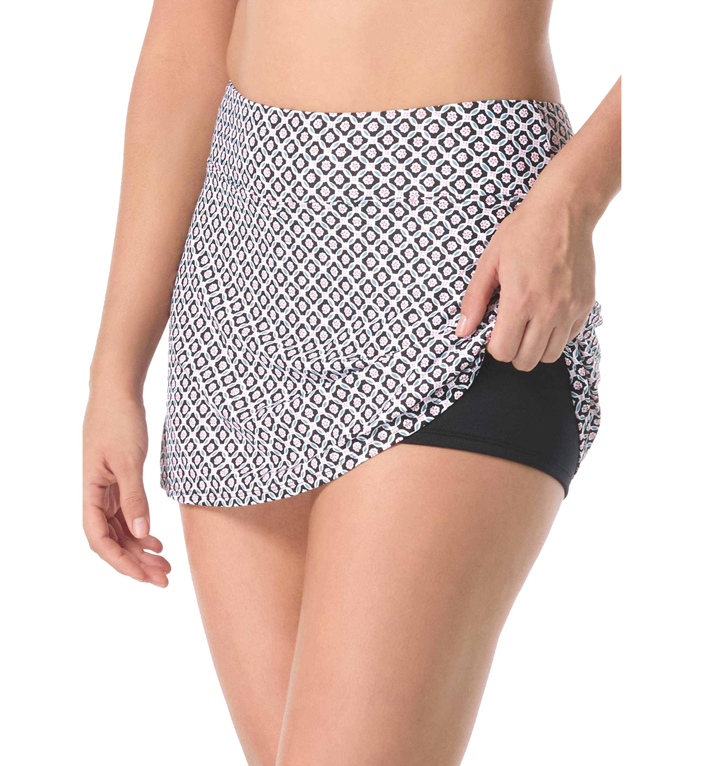 Geometric Print Emma Swim Skirt