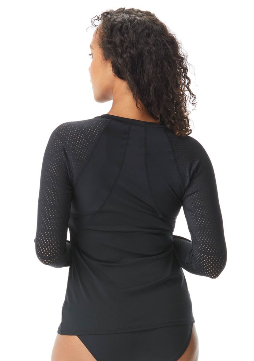 Ava Sun Guard Long Sleeve Zip Swim Cover Up