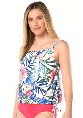 Monterey Tropical Tankini Swim Top