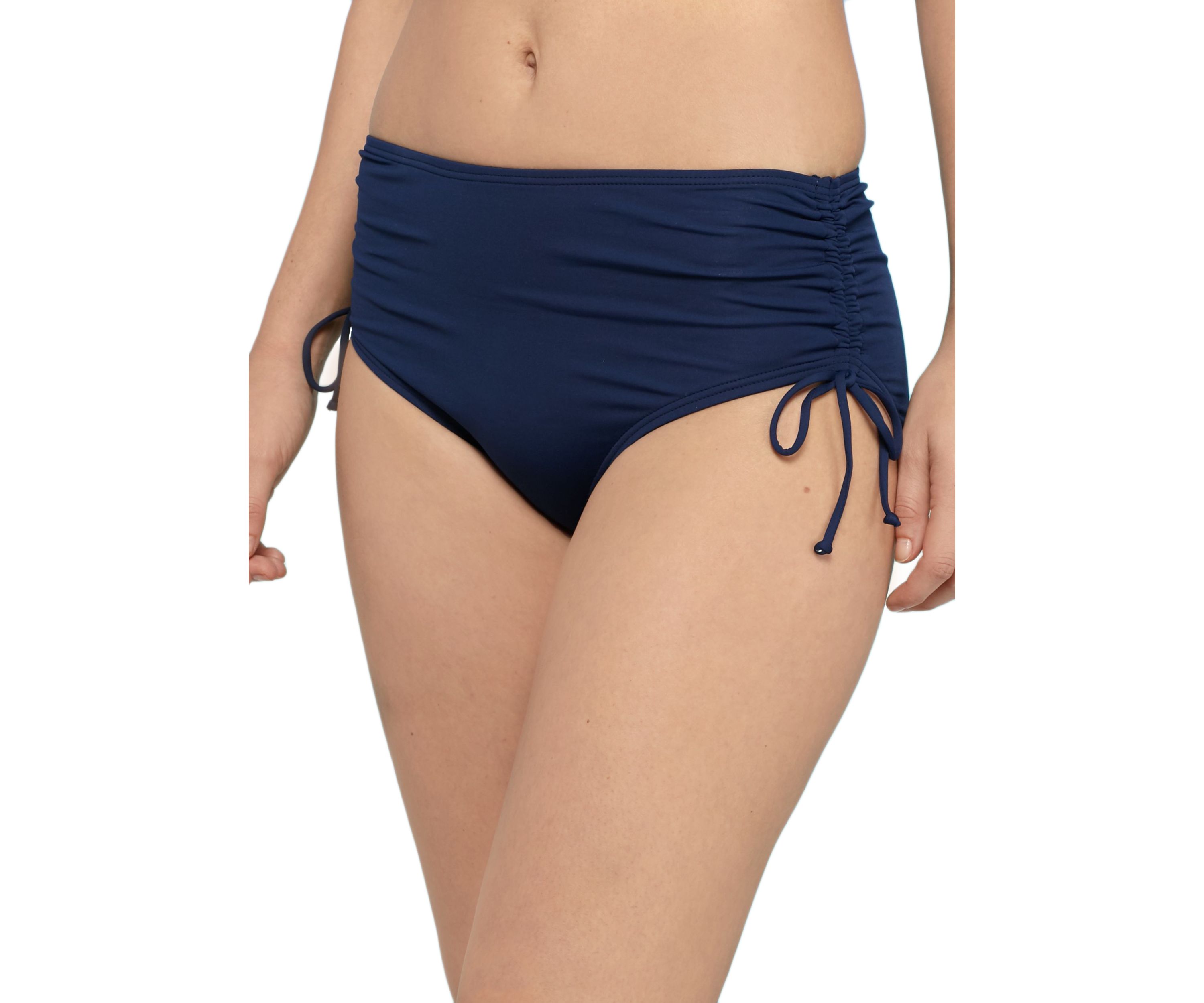 Hayden Adjustable Side High Waist Swim Bikini Bottoms