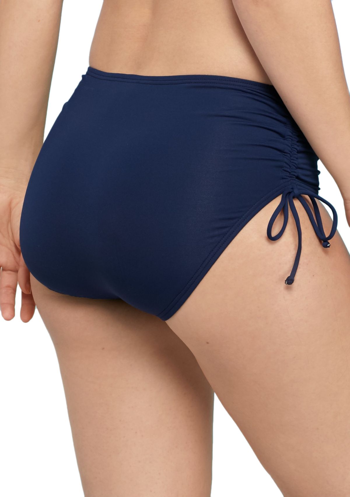 Hayden Adjustable Side High Waist Swim Bikini Bottoms