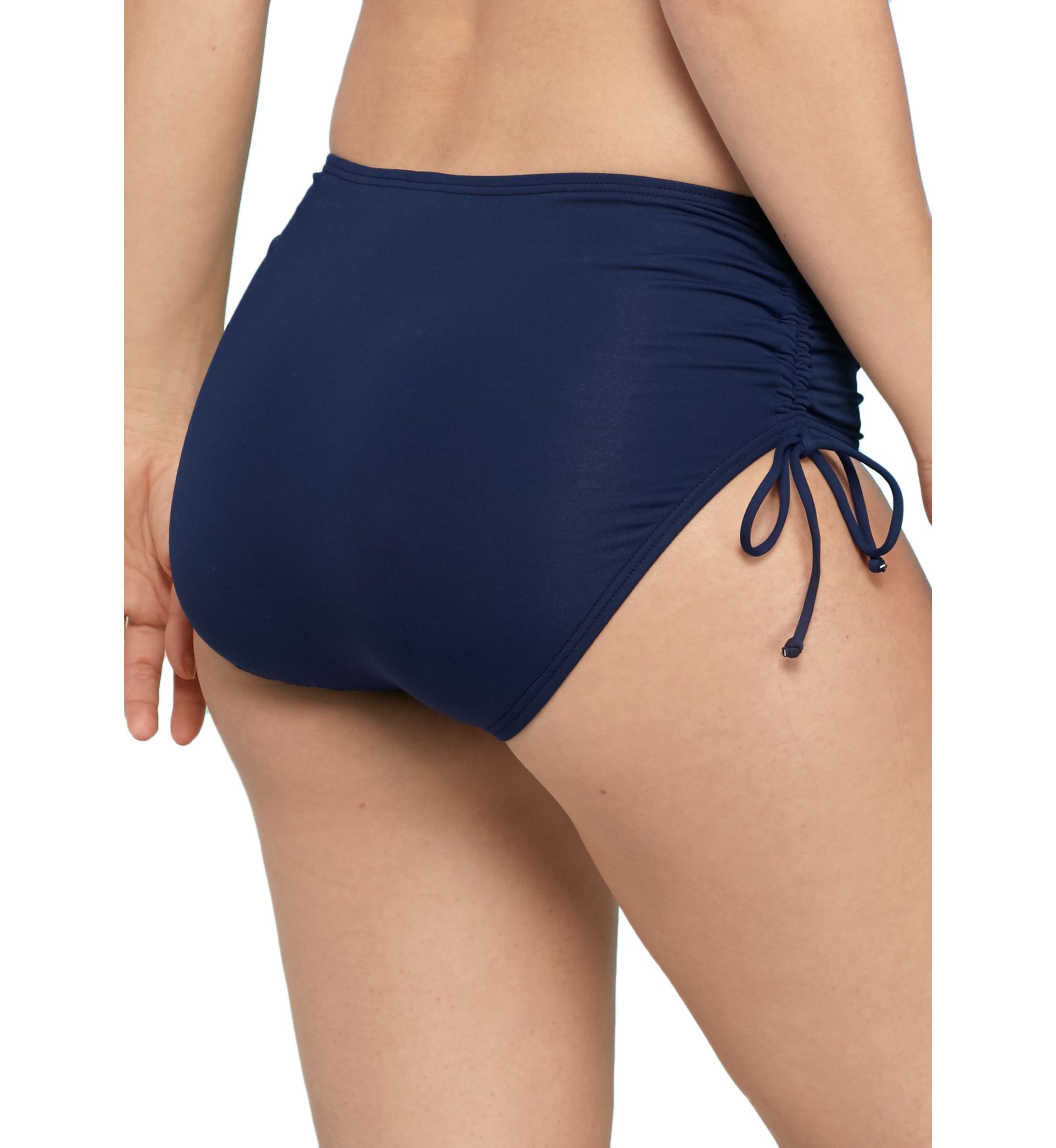 Hayden Adjustable Side High Waist Swim Bikini Bottoms
