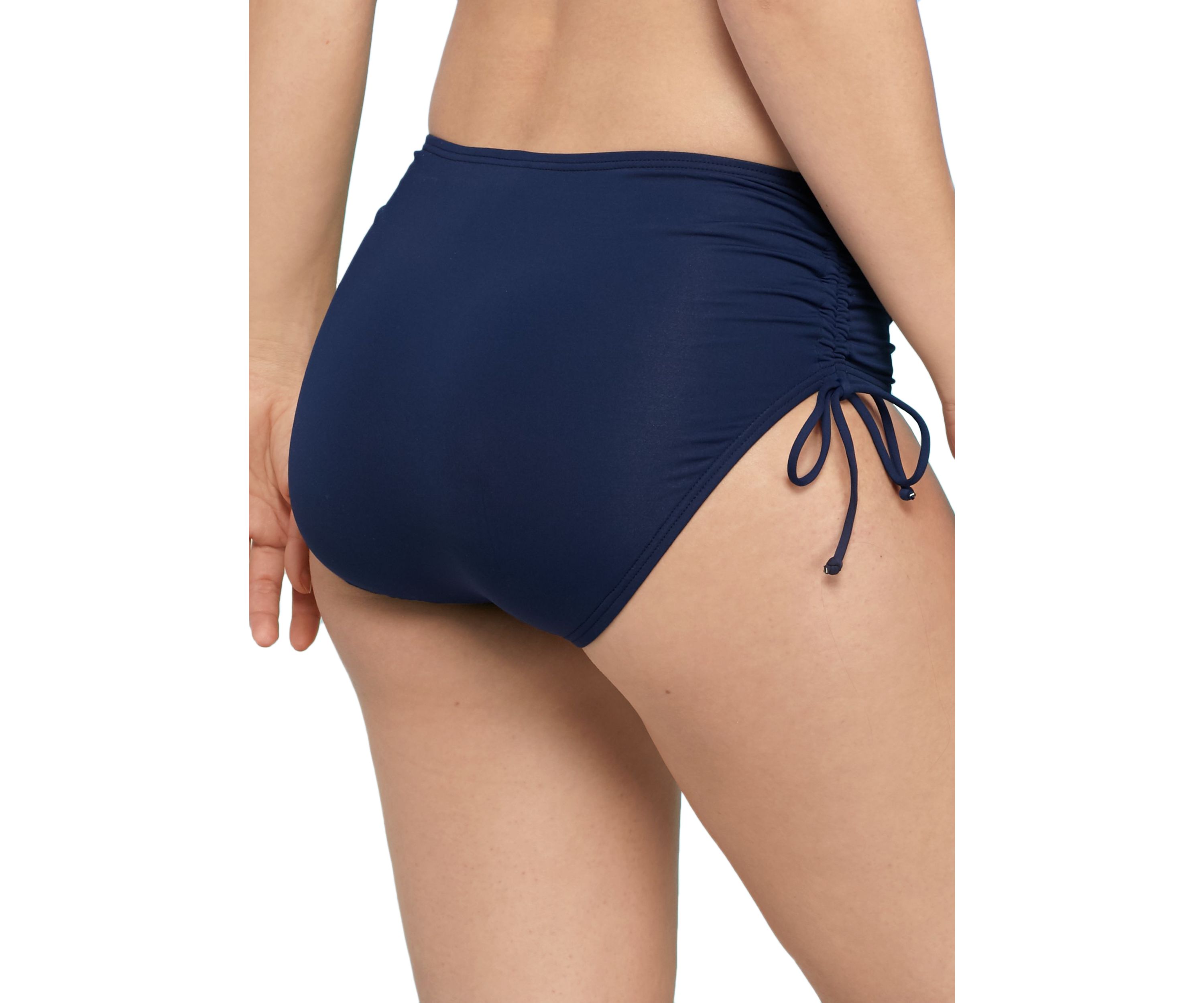 Hayden Adjustable Side High Waist Swim Bikini Bottoms