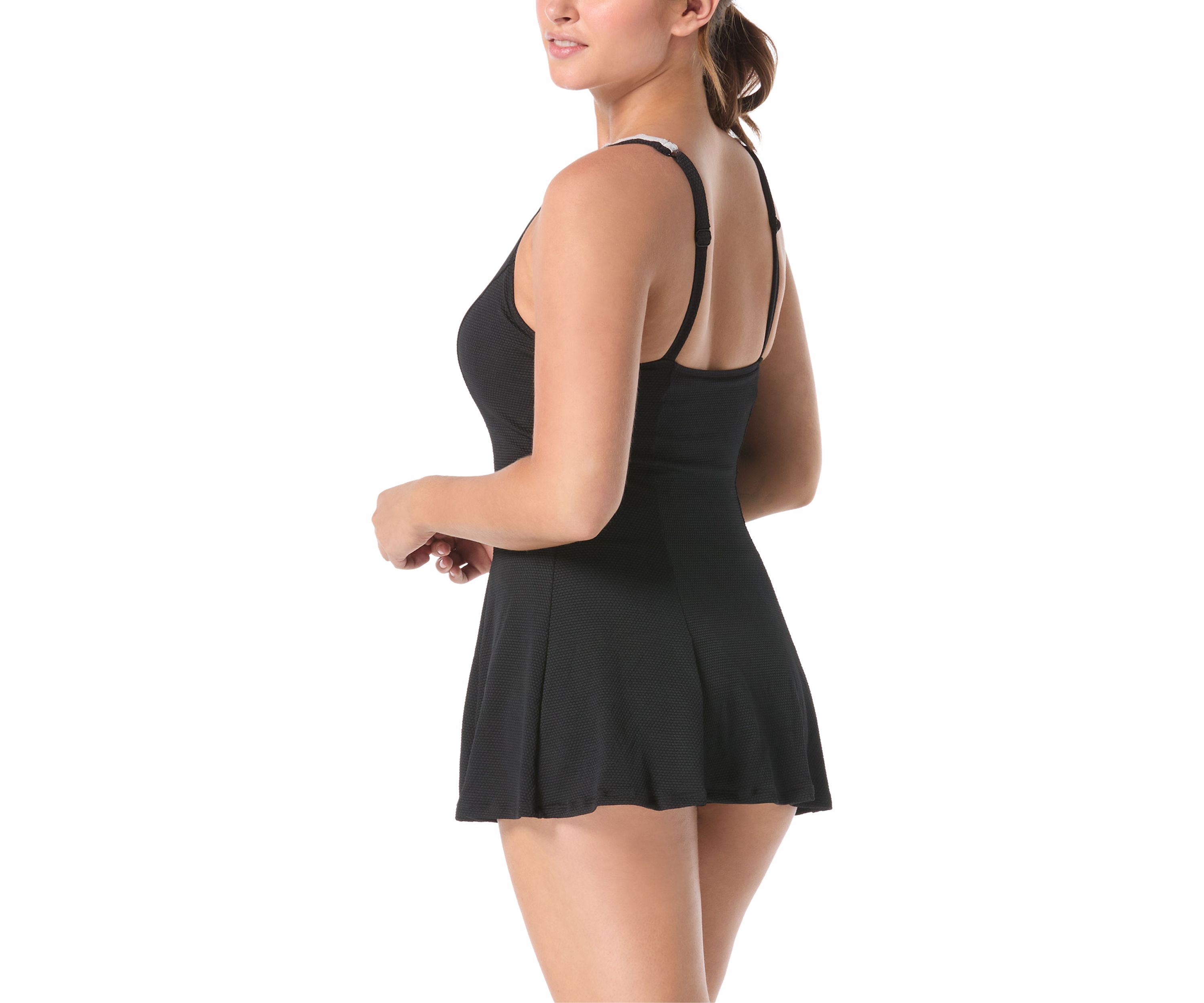 Scoop Neck Swimsuit with Ric Rac Trim