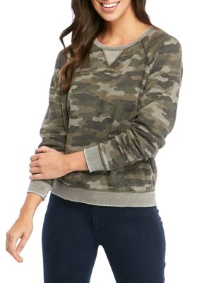 Lucky brand store camo sweatshirt