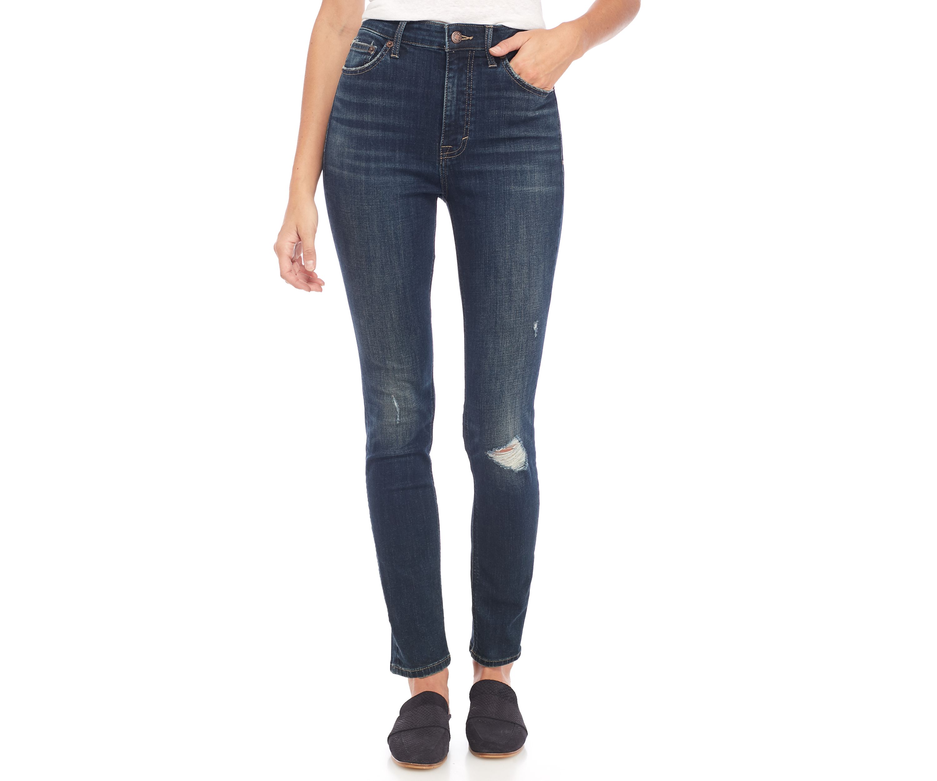Bridgette High Rise Destruction Jeans