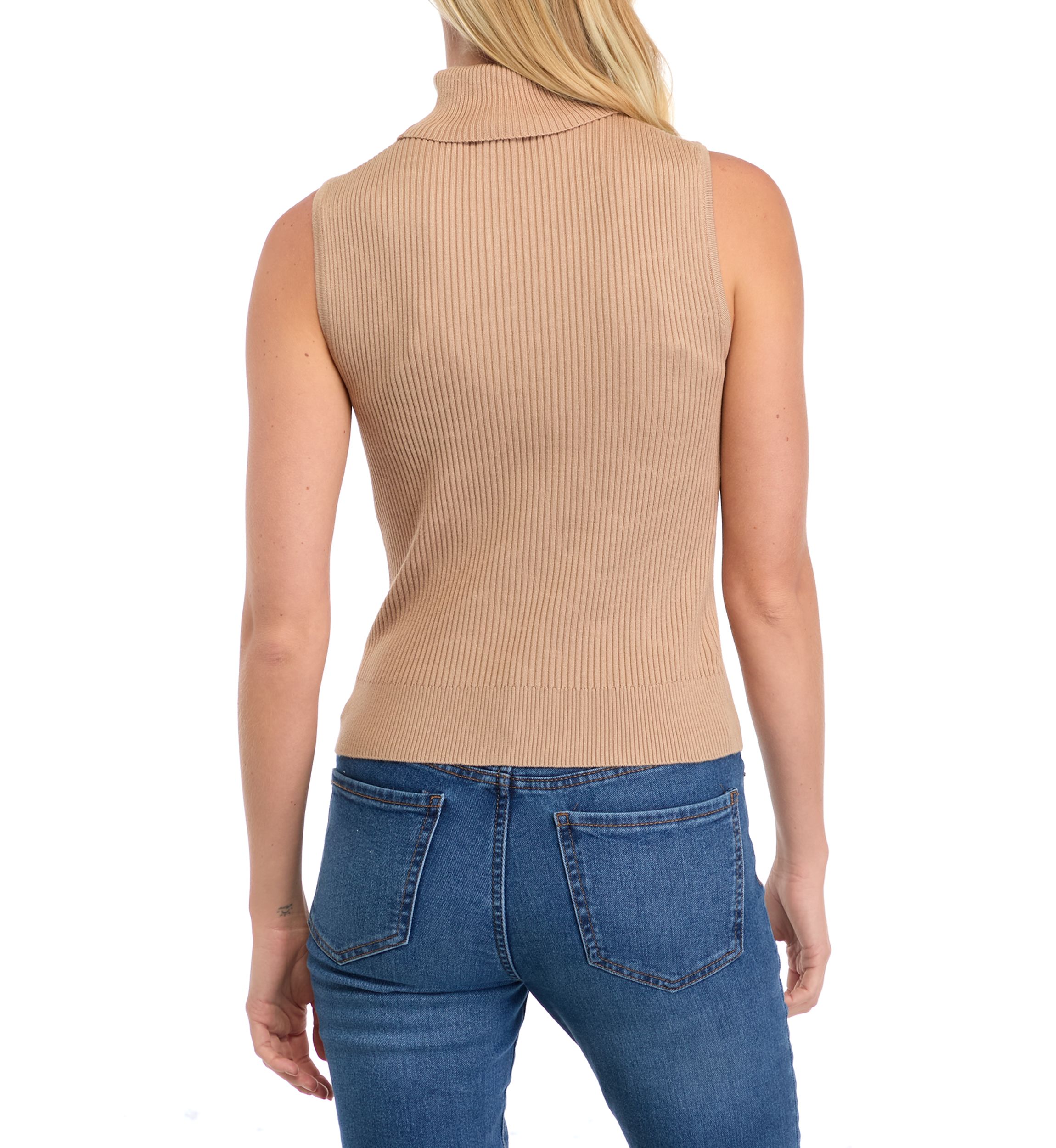 Petite Ribbed Muscle Tank Top