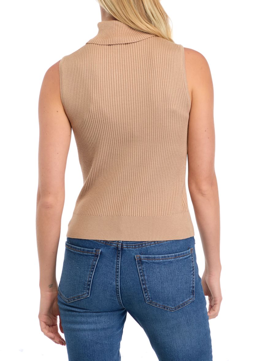 Petite Ribbed Muscle Tank Top