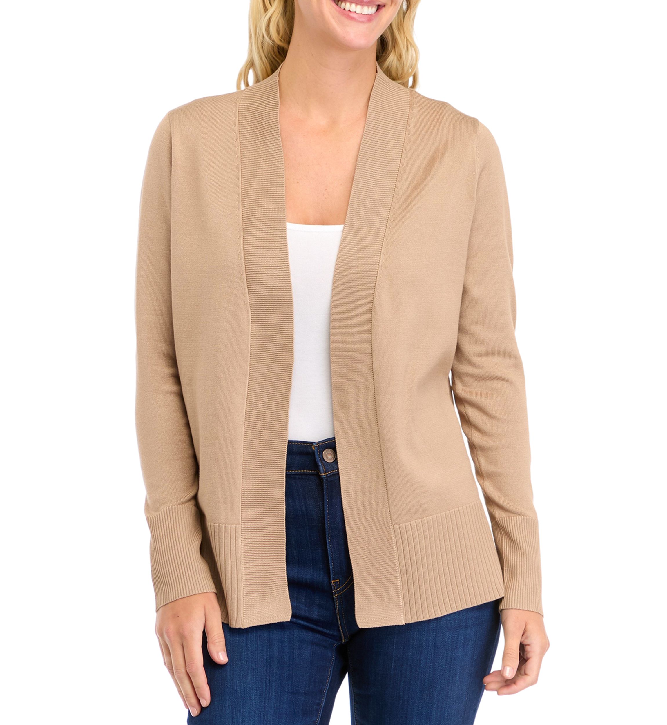 Petite Wide High Rib Cardigan