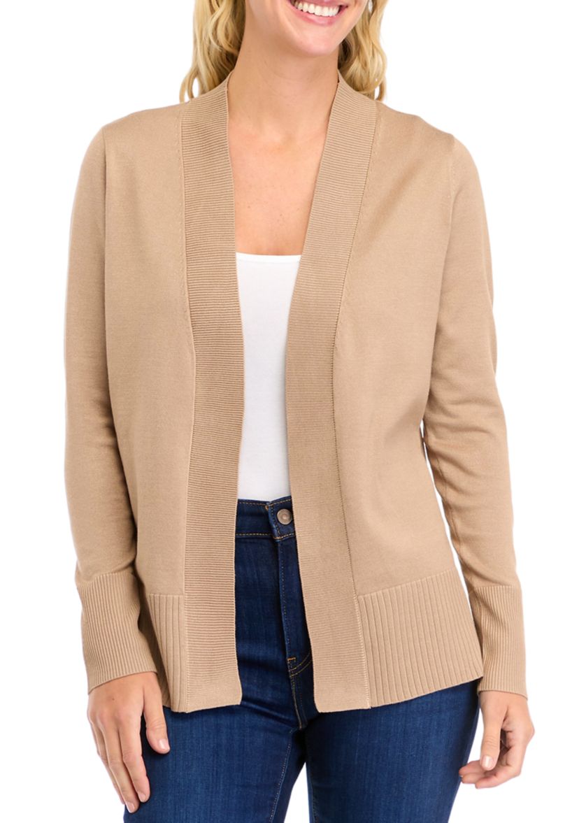 Petite Wide High Rib Cardigan