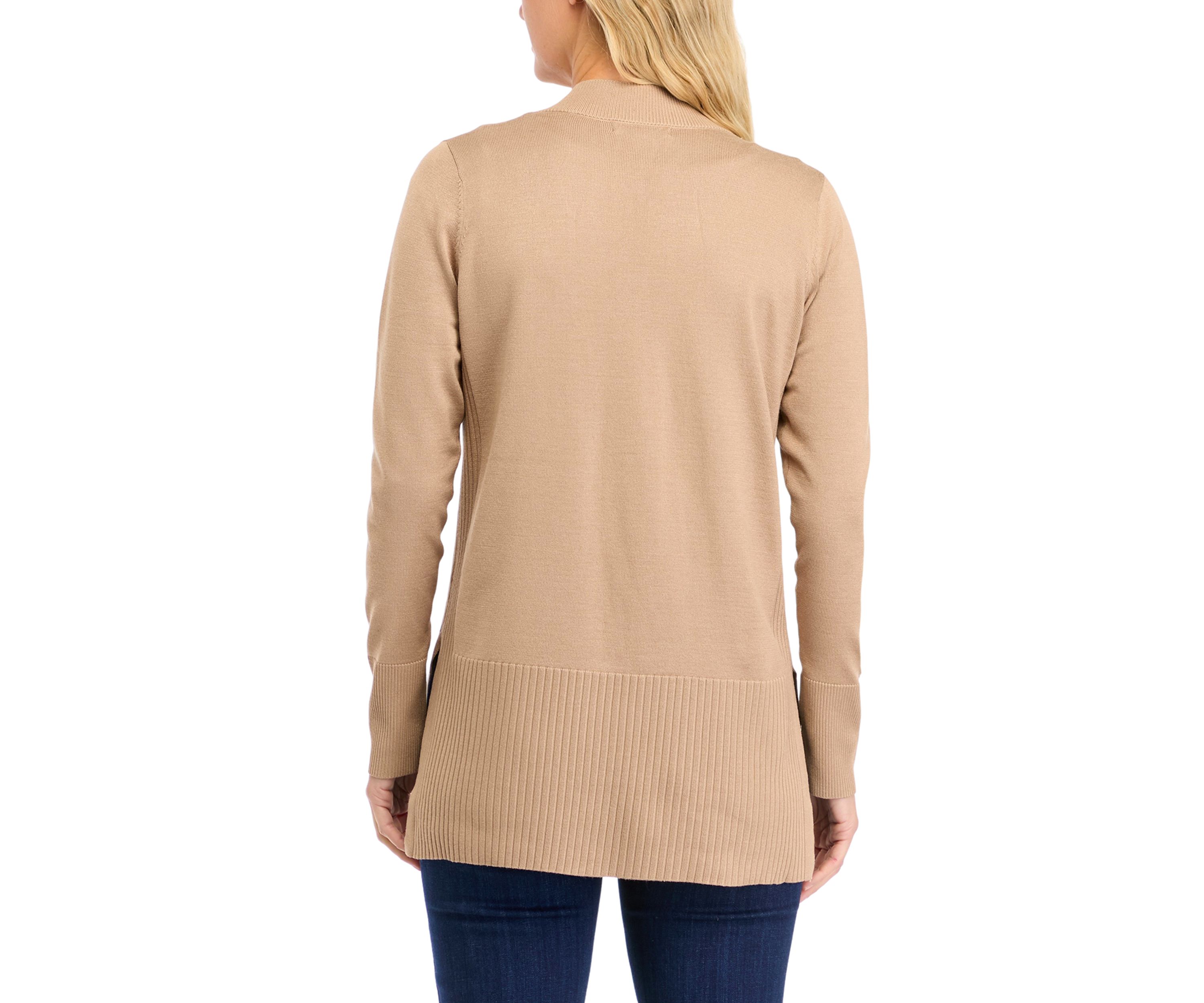 Petite Wide High Rib Cardigan