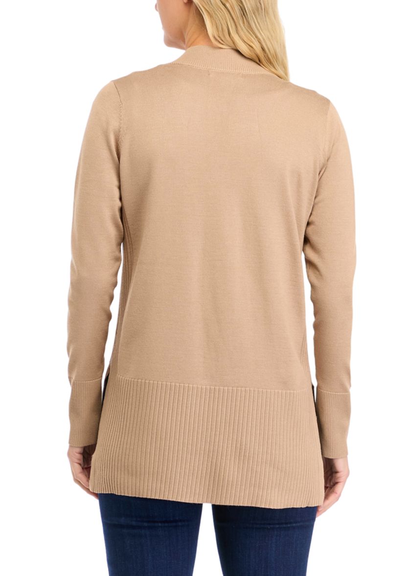 Petite Wide High Rib Cardigan
