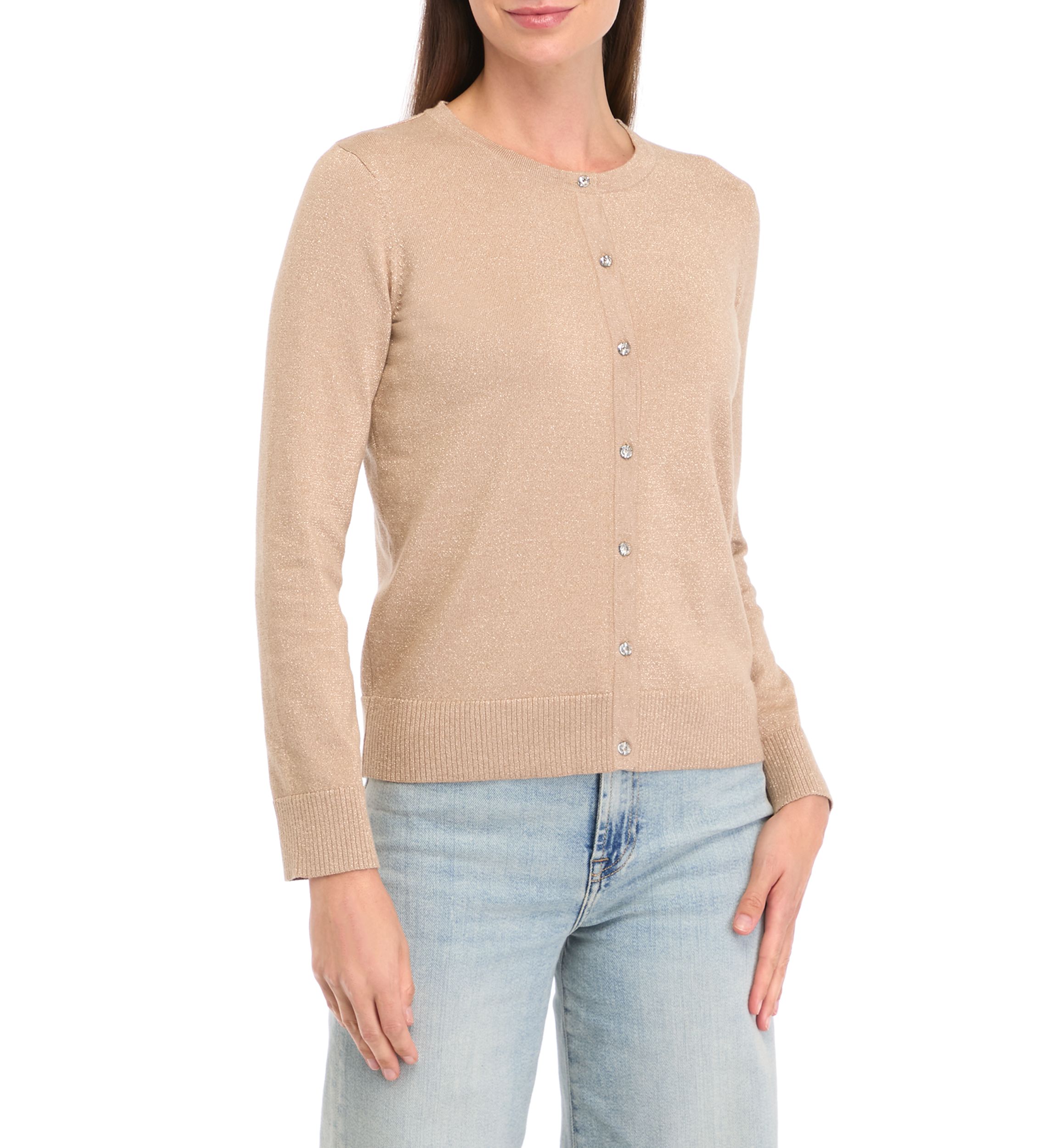 Petite Novelty Button Cardigan