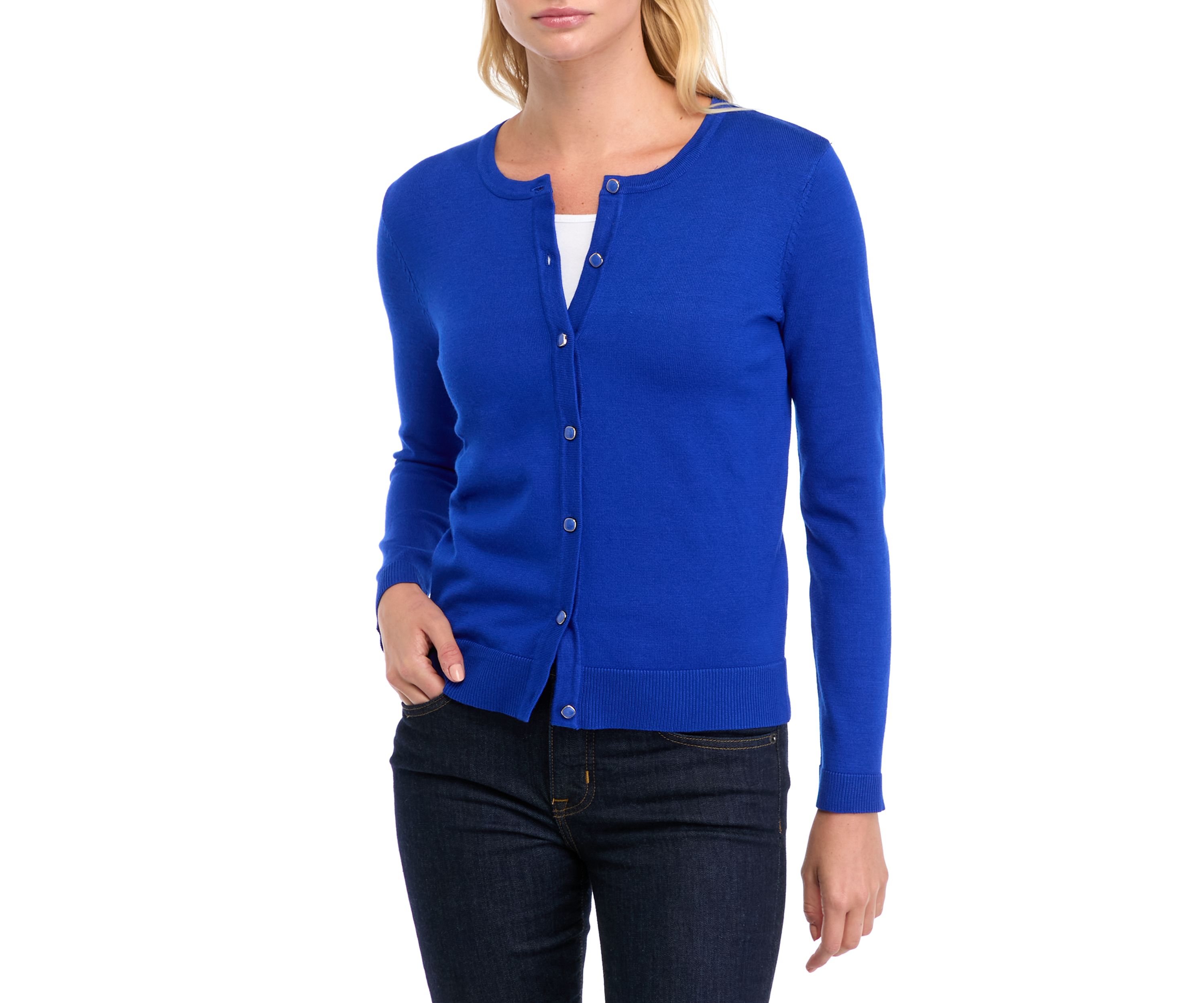Petite Novelty Button Cardigan