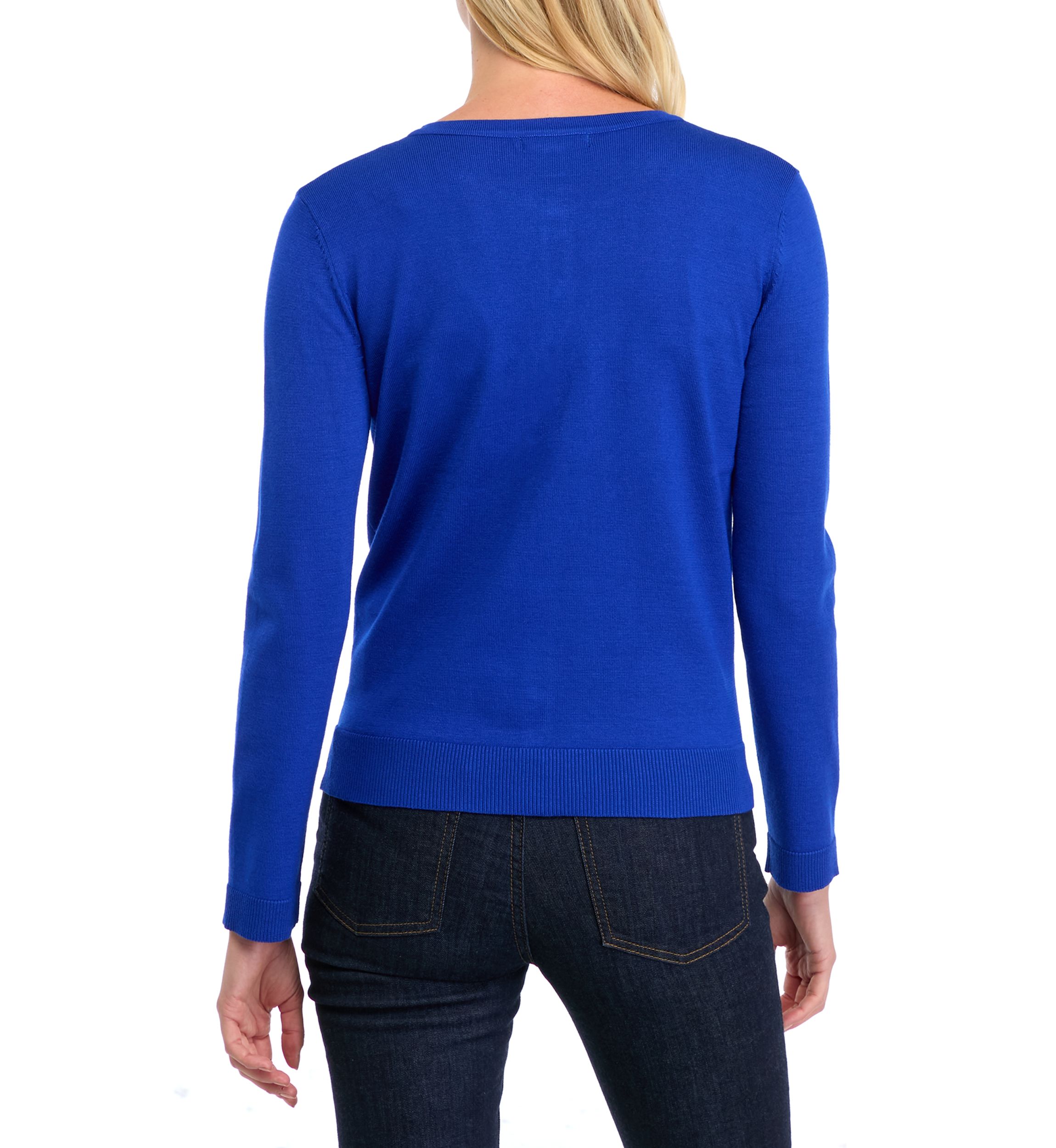 Petite Novelty Button Cardigan