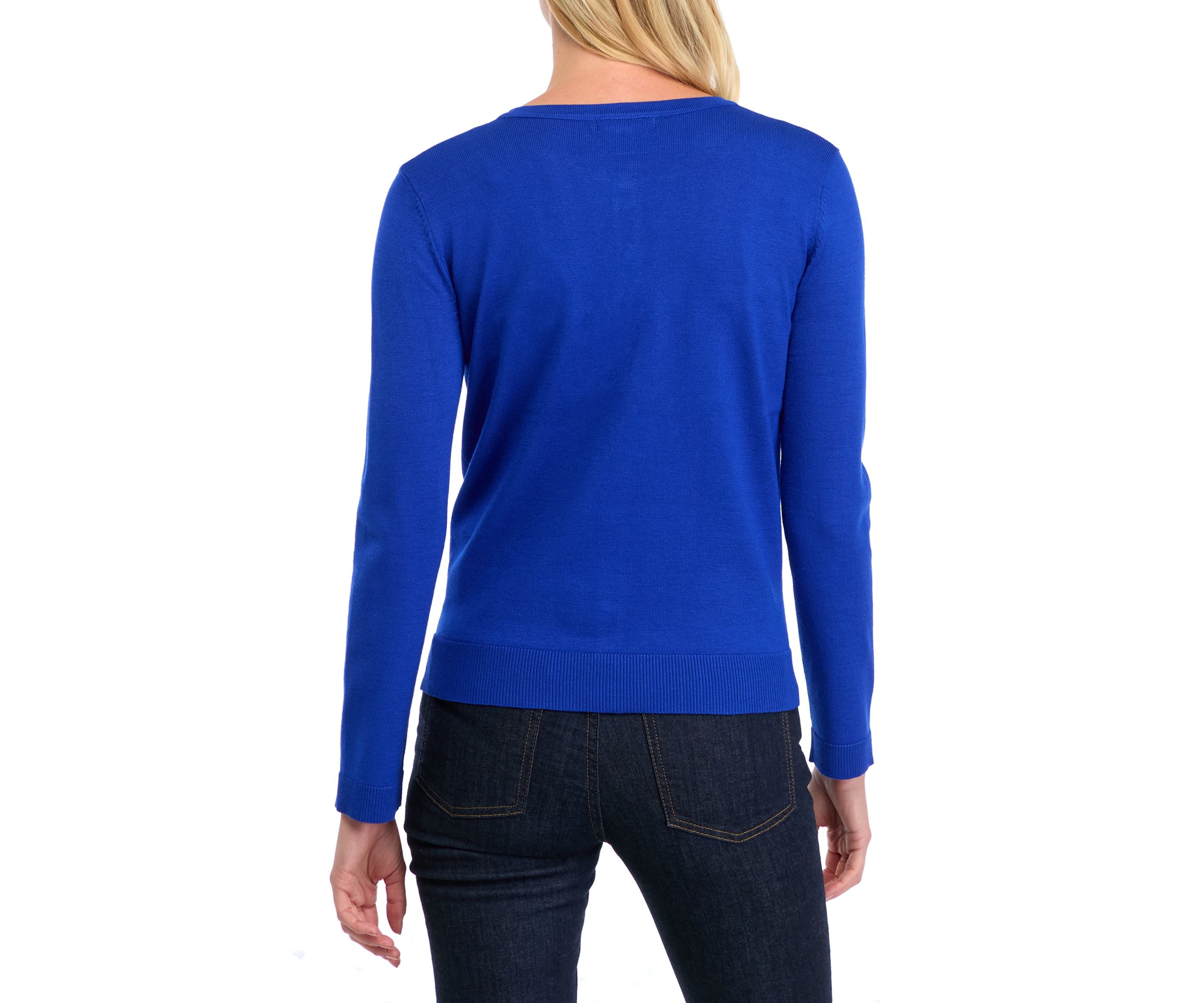 Petite Novelty Button Cardigan