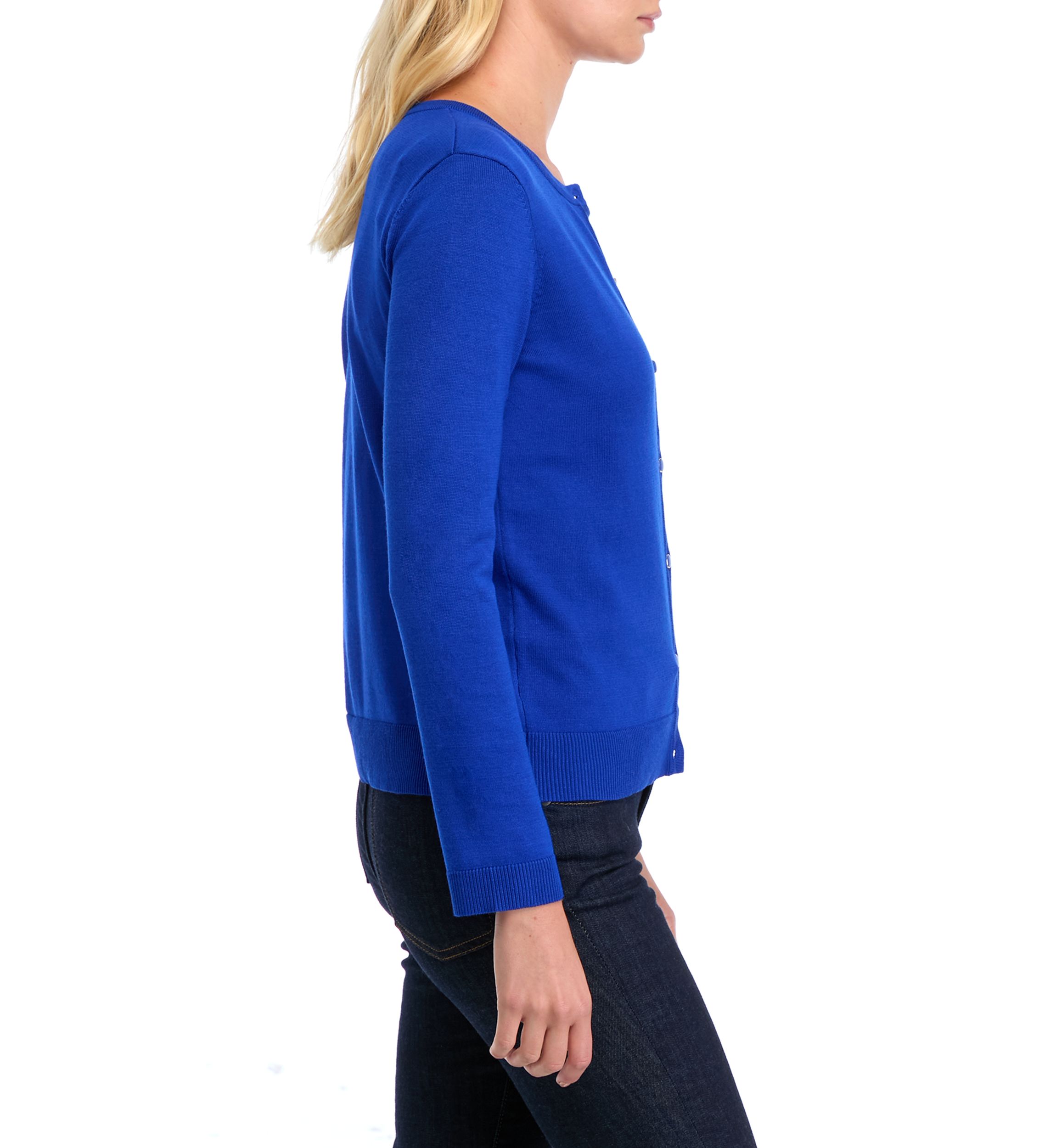 Petite Novelty Button Cardigan