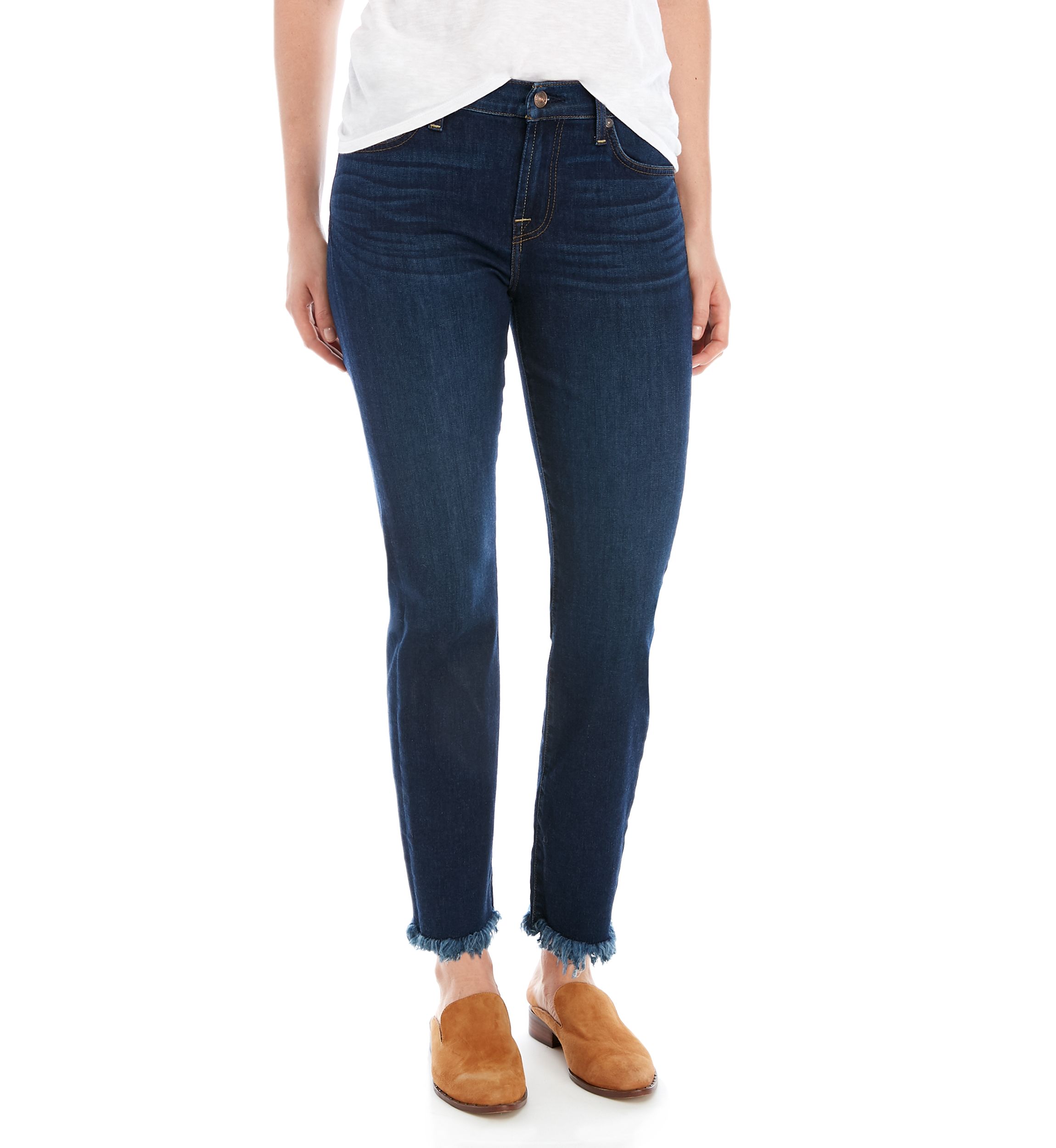 The High Waist Ankle Skinny Jeans
