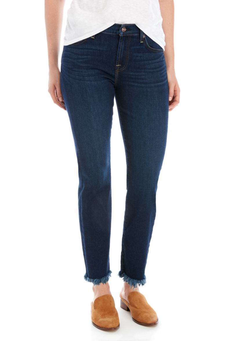 The High Waist Ankle Skinny Jeans