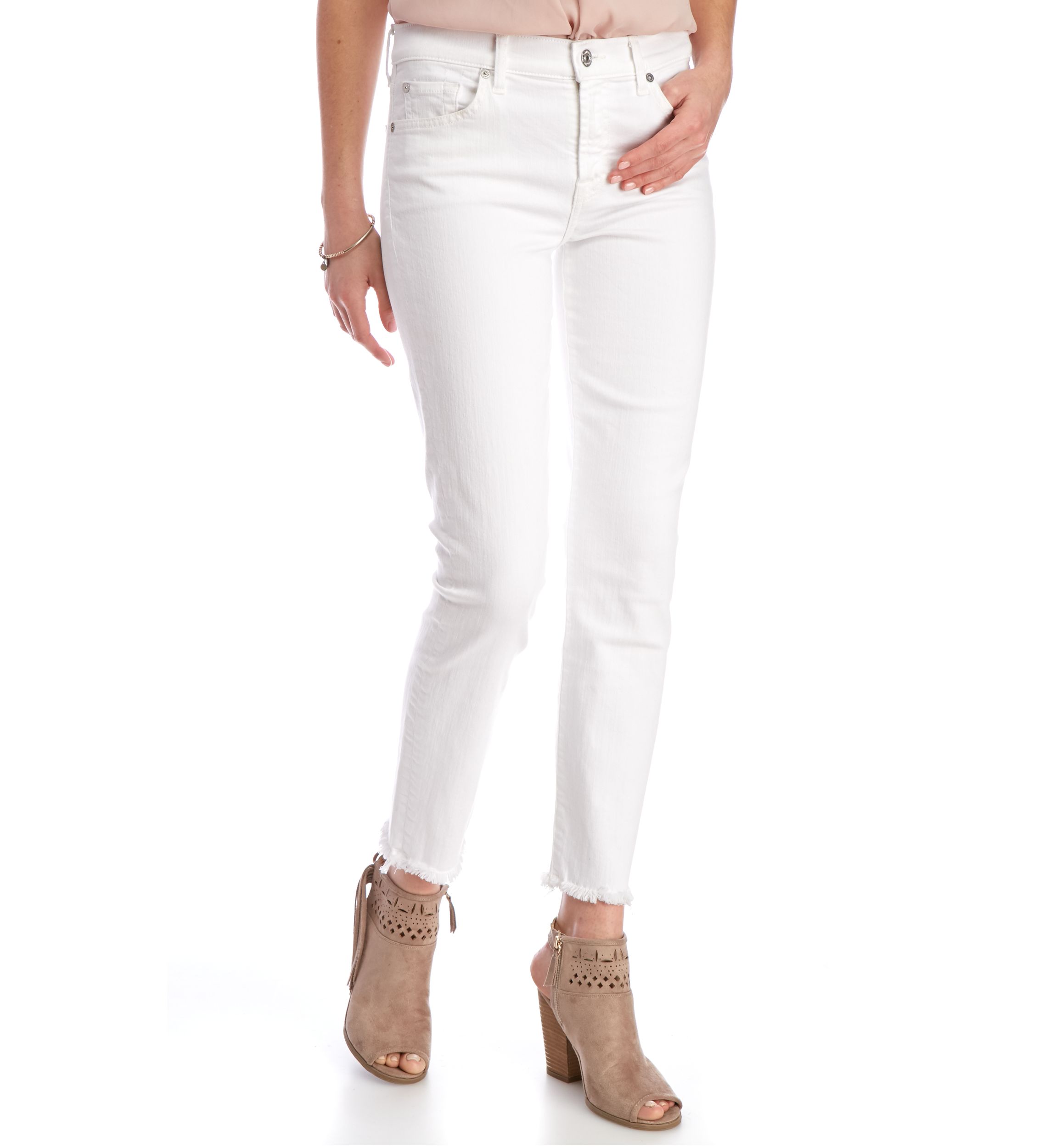 Roxanne Ankle Jean with Raw Hem
