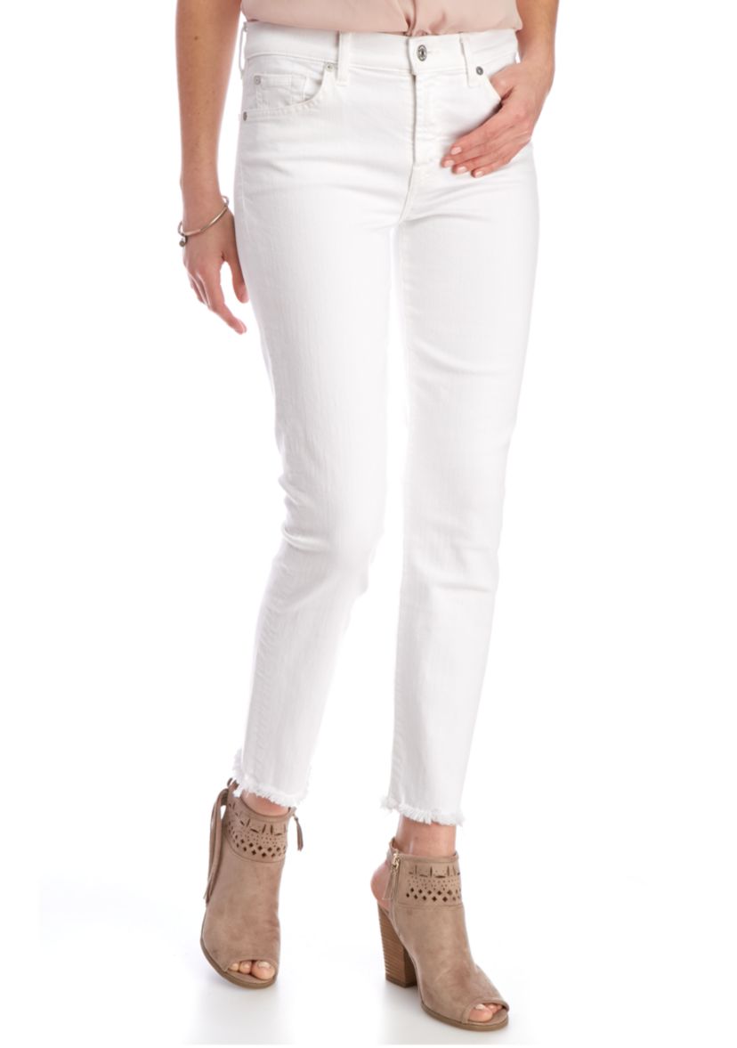Roxanne Ankle Jean with Raw Hem