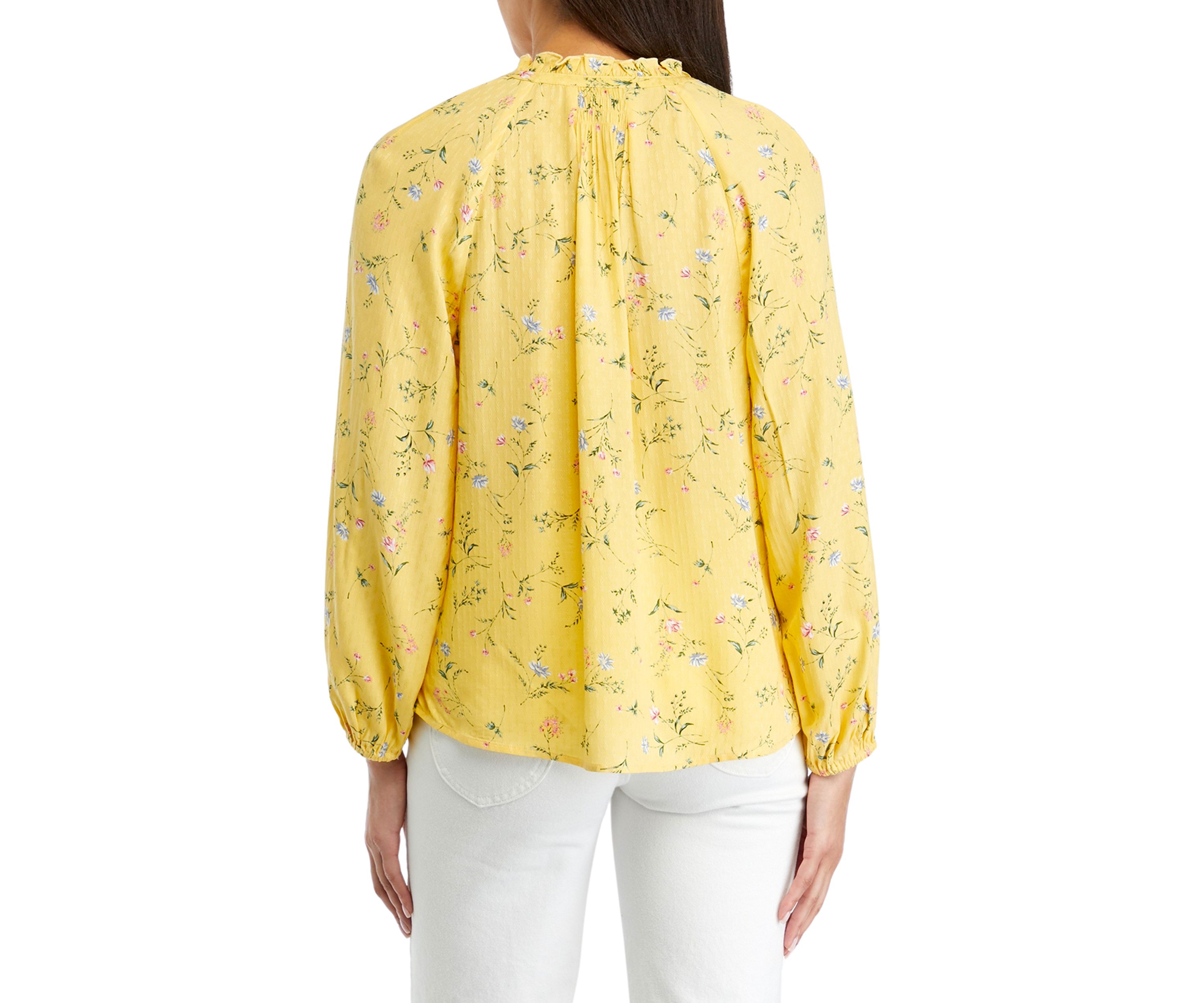 Petite Printed Blouse