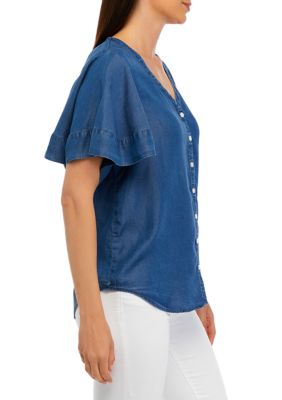 Women's Button Front Top