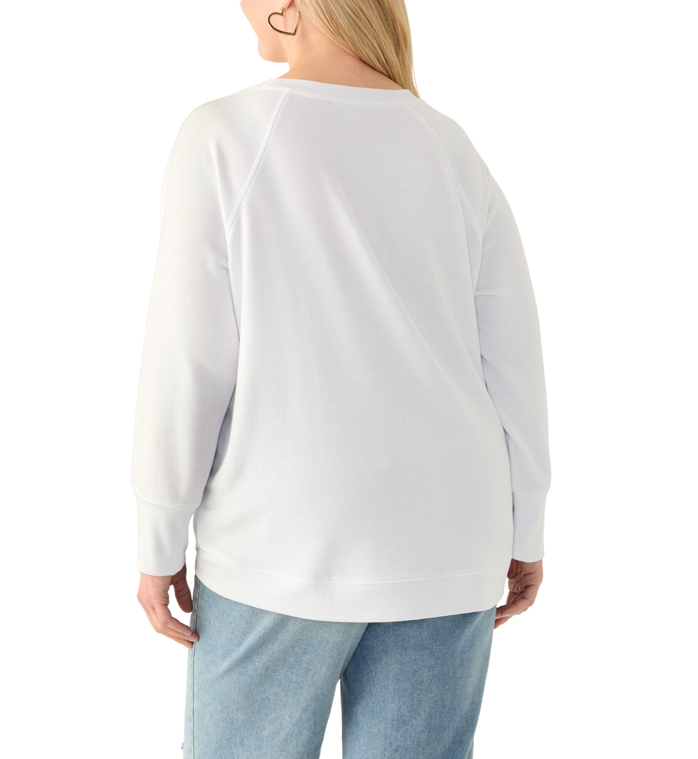 Womens Love Raglan Sweatshirt 