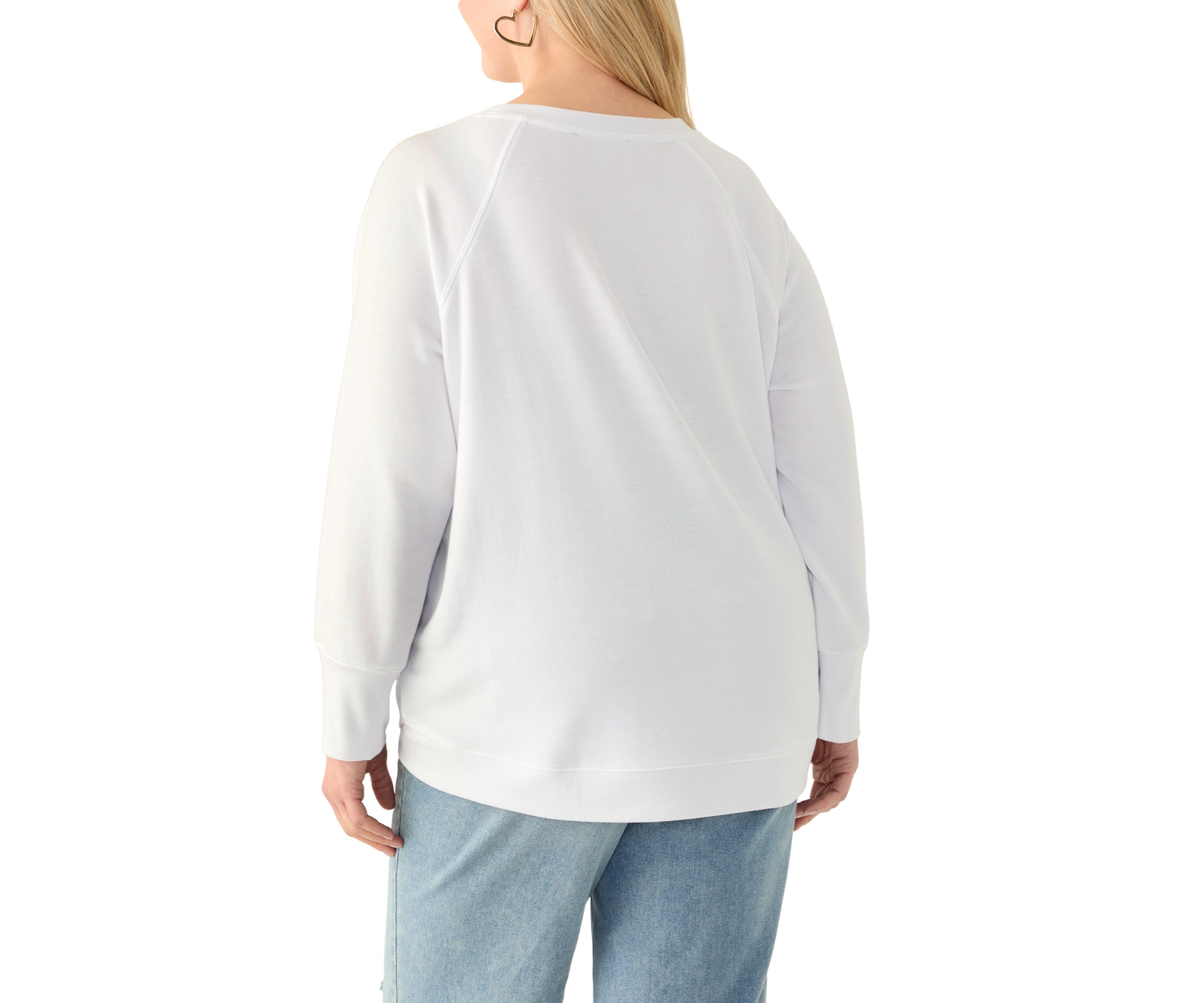 Womens Love Raglan Sweatshirt 
