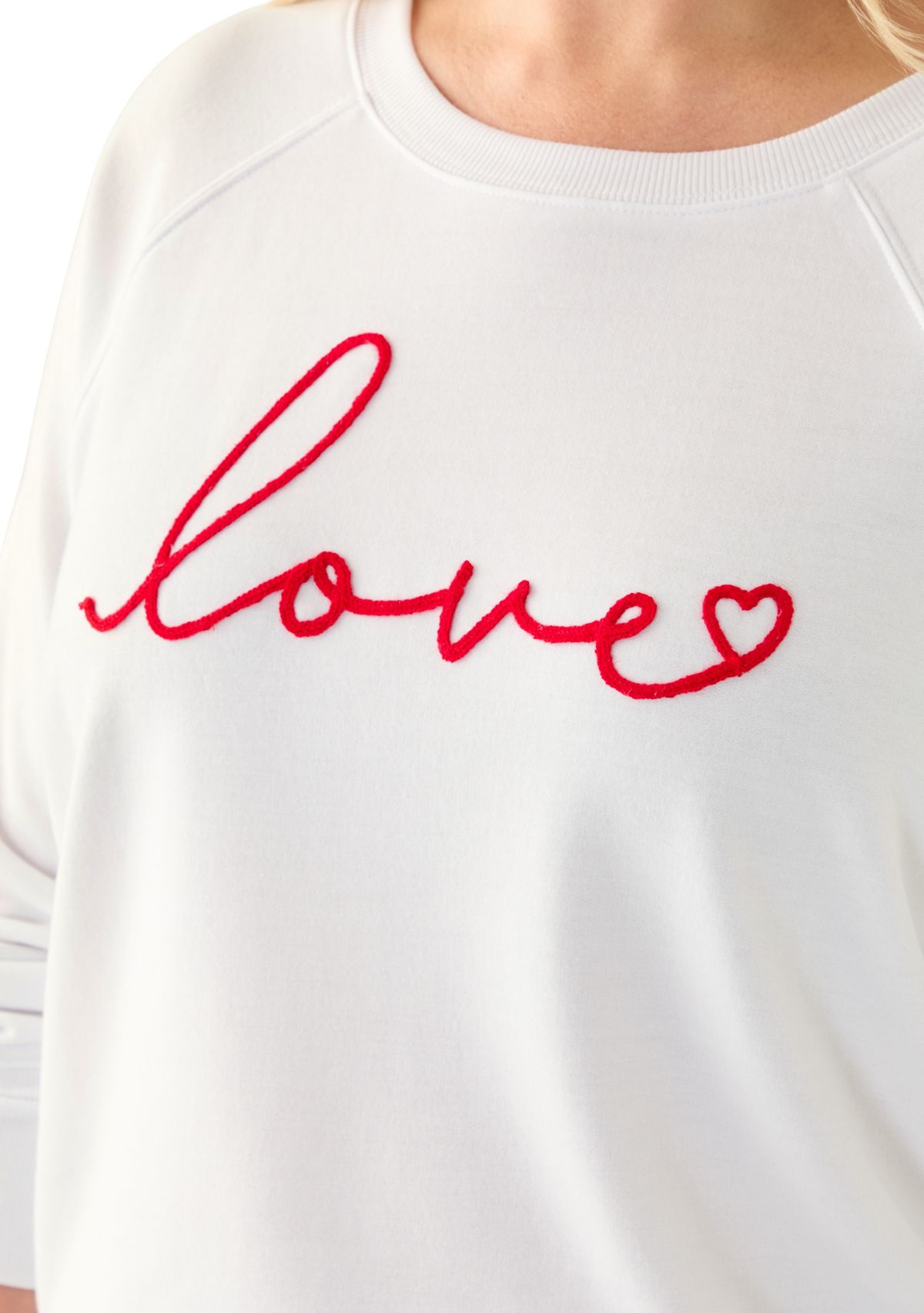 Womens Love Raglan Sweatshirt 