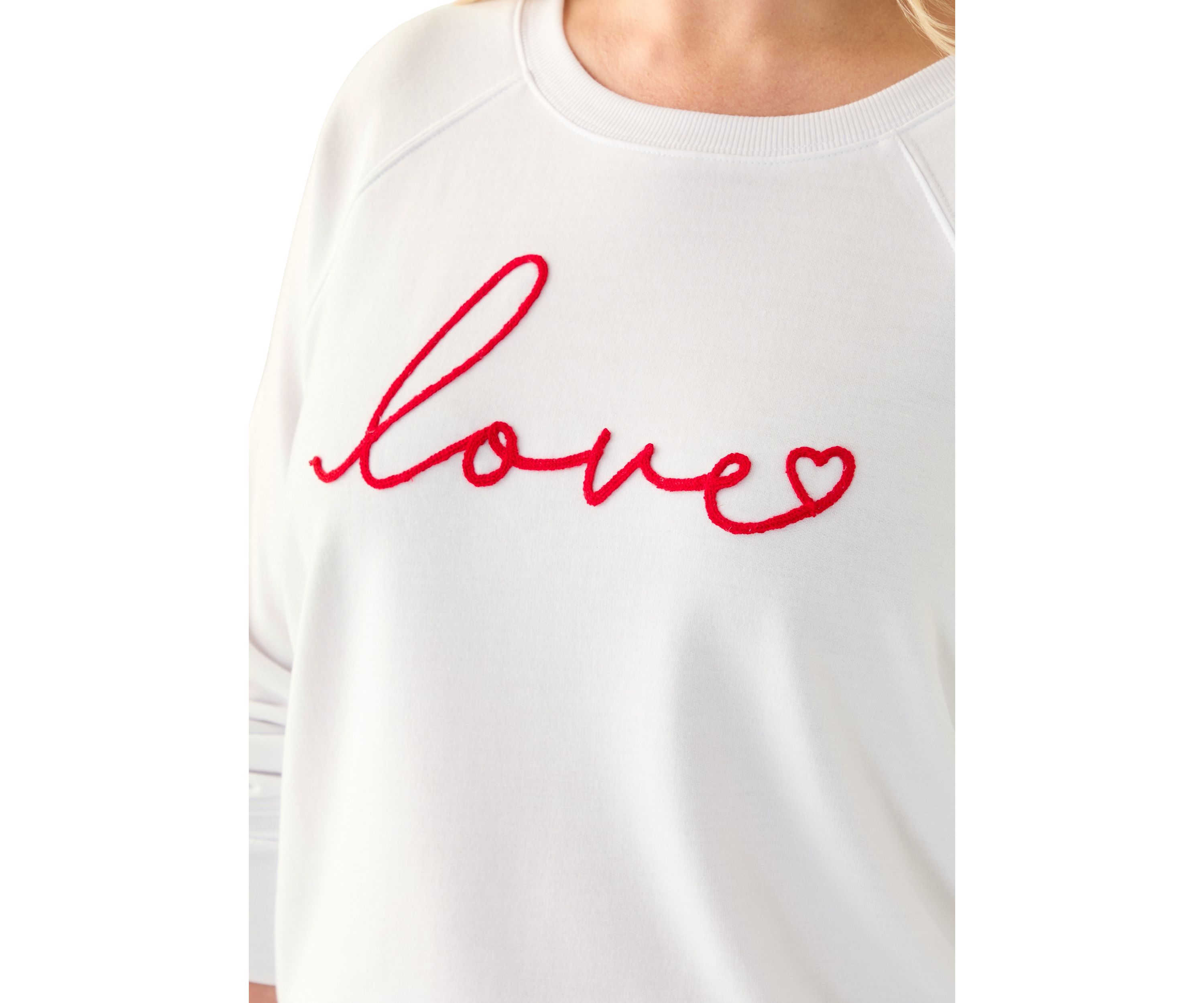 Womens Love Raglan Sweatshirt 