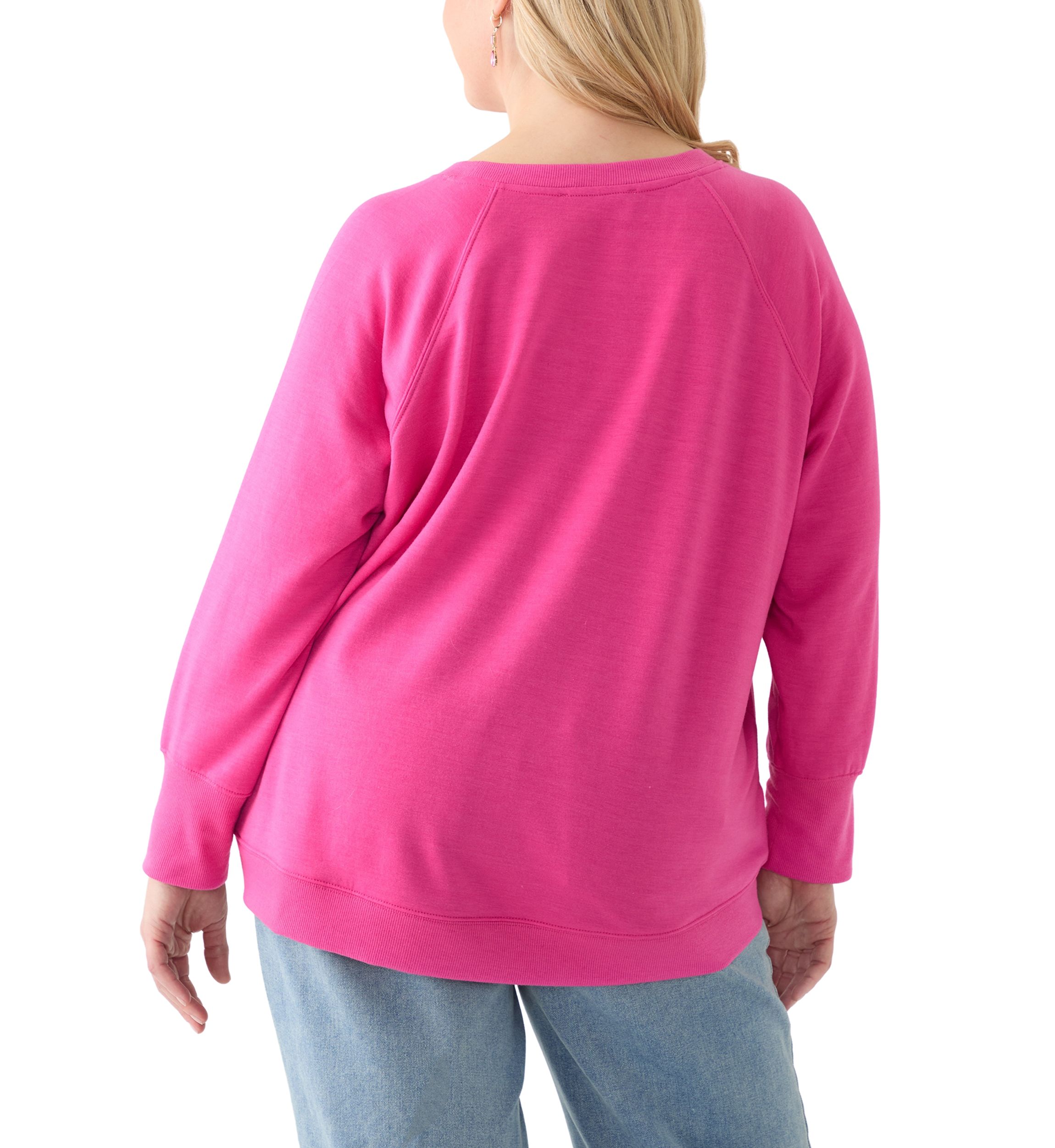 Plus Size Be Mine Raglan Sweatshirt