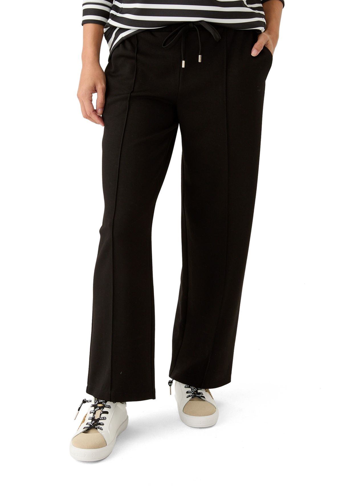Petite Pull On Wide Leg Pants 